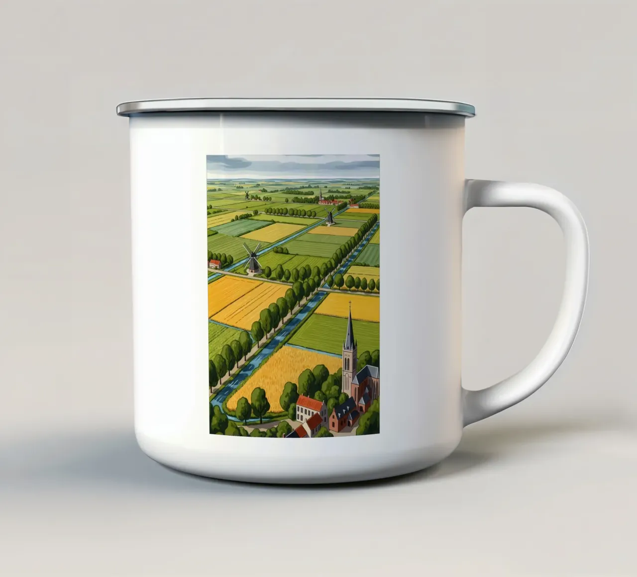 The July Of The Netherlands tazza in smalto da Sentinal