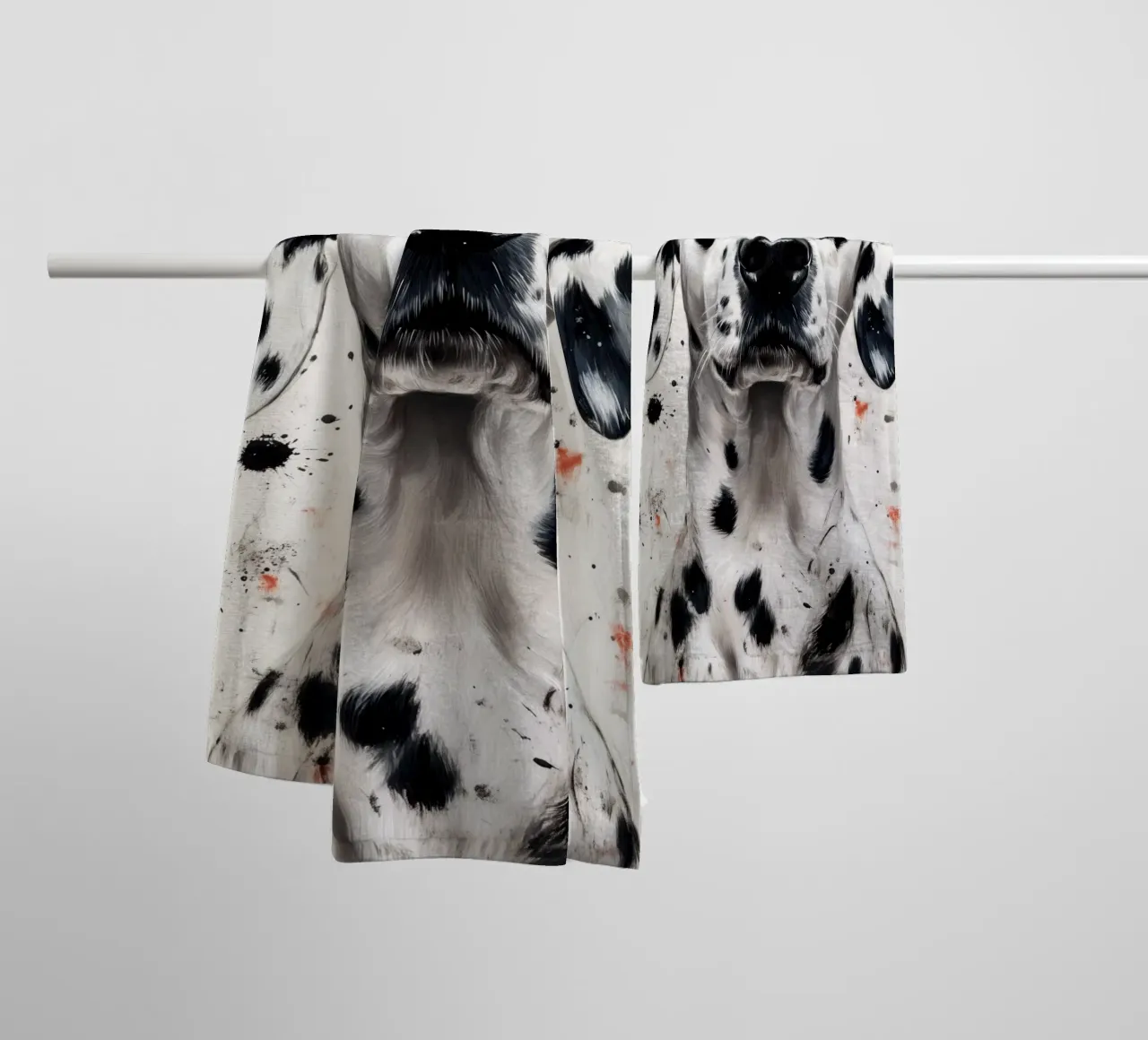 Cane dalmata asciugamano da bagno da Justyna Jaszke JBJart