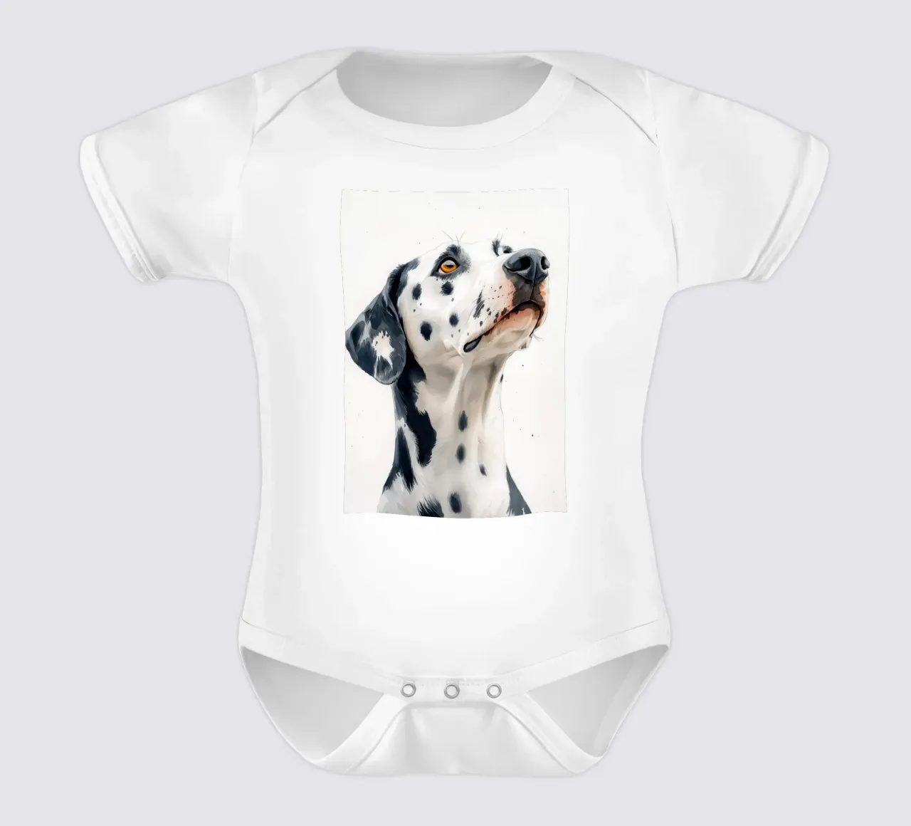 Cane dalmata body neonato maniche corte da Justyna Jaszke JBJart