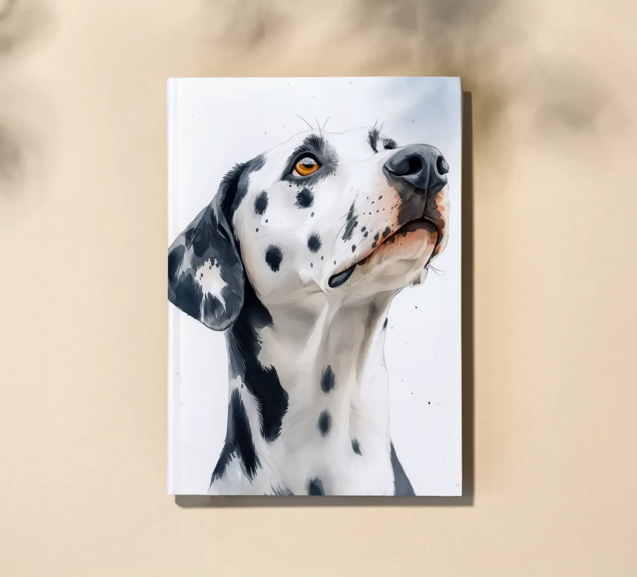 Dalmatian dog notebook by Justyna Jaszke JBJart