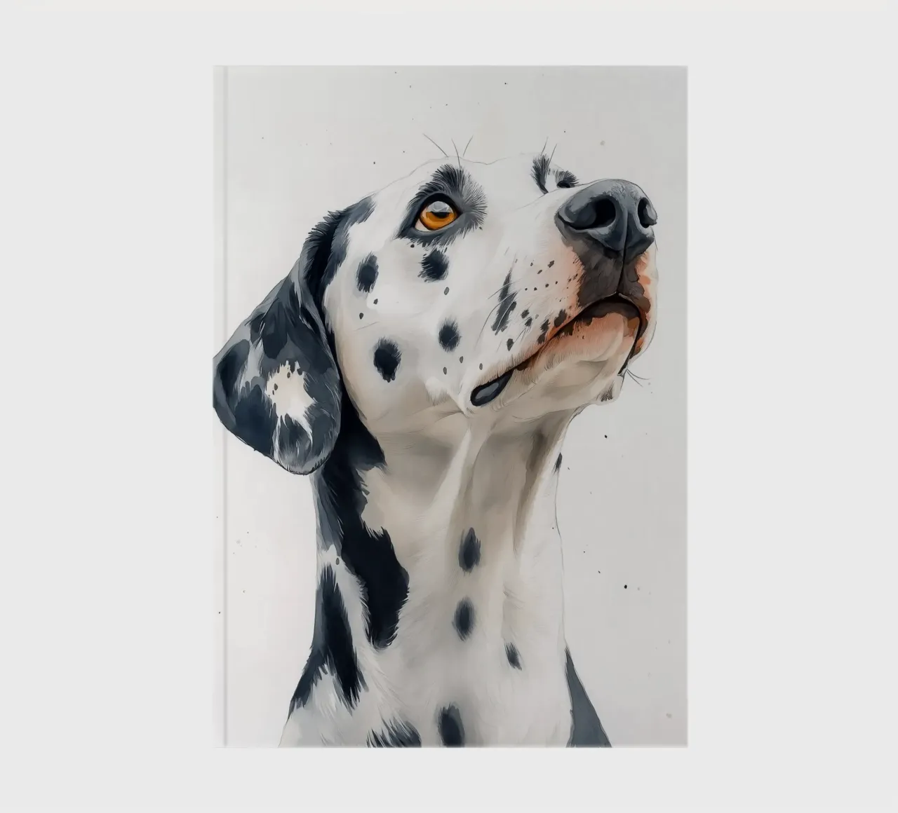 Dalmatian dog notebook by Justyna Jaszke JBJart