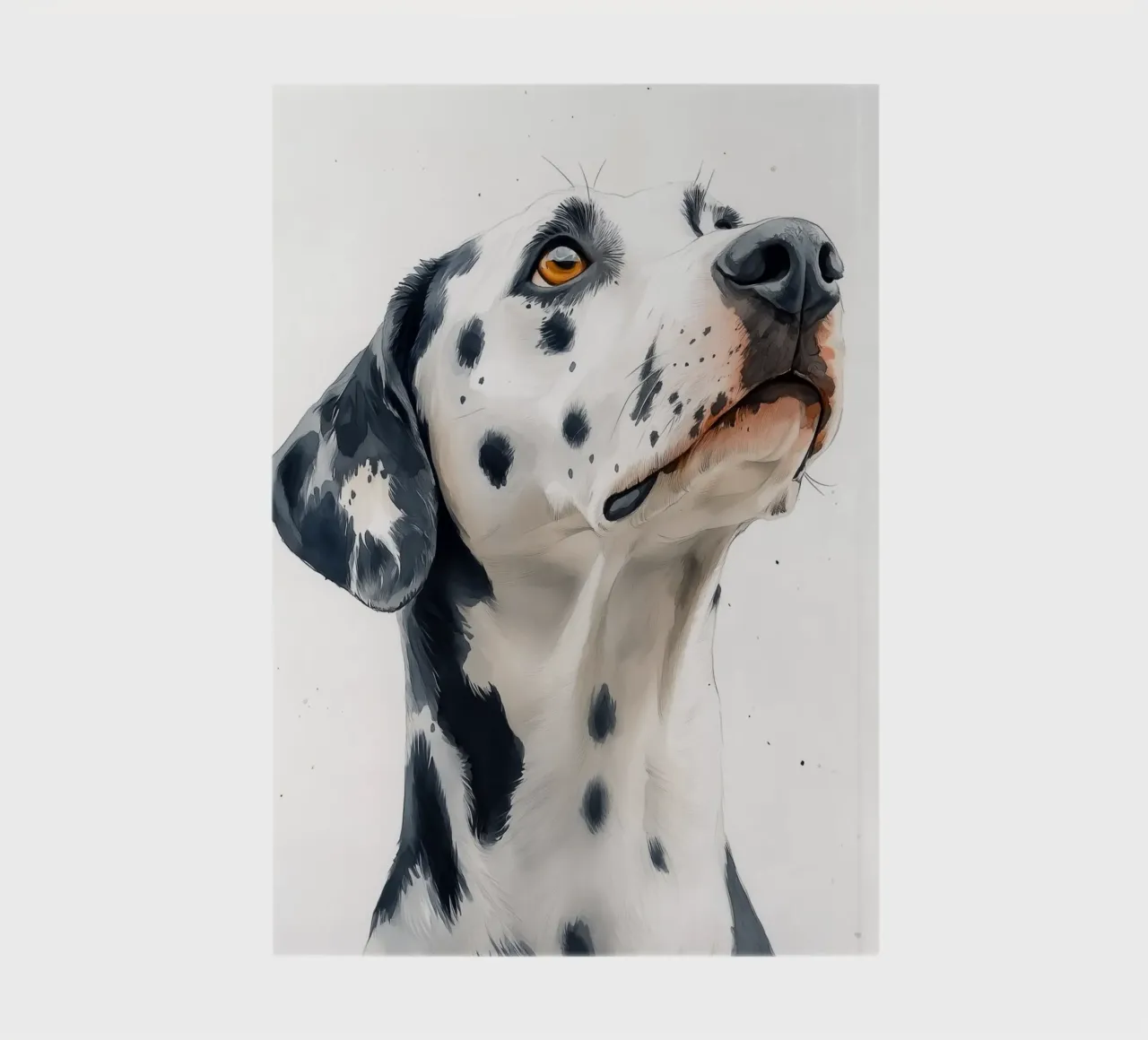 Dalmatian dog notebook by Justyna Jaszke JBJart