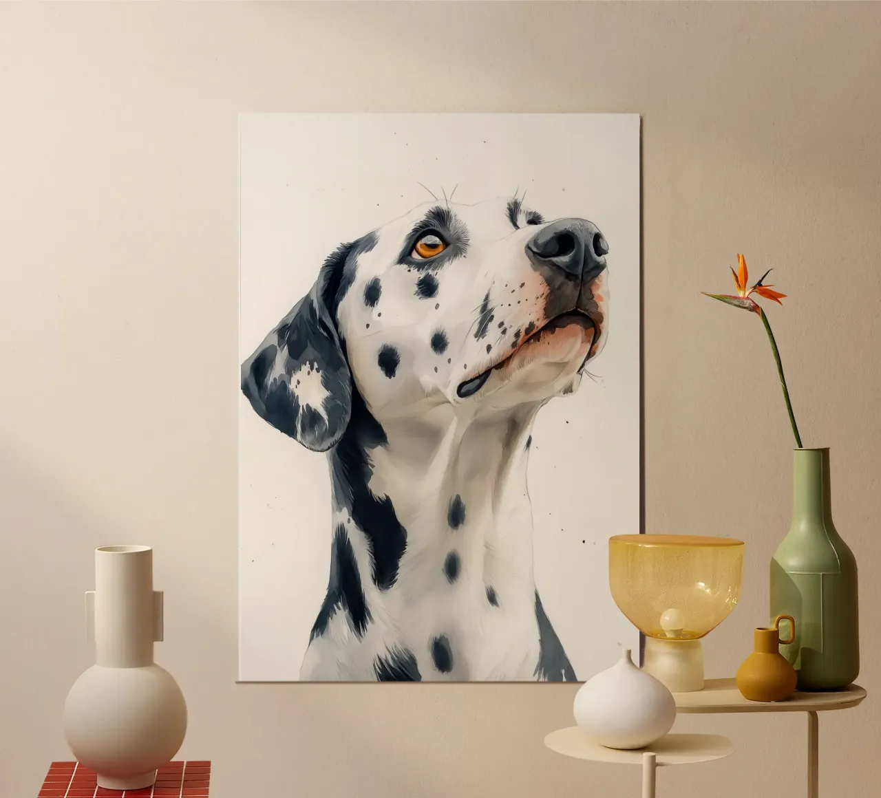 Cane dalmata alluminio dibond da Justyna Jaszke JBJart