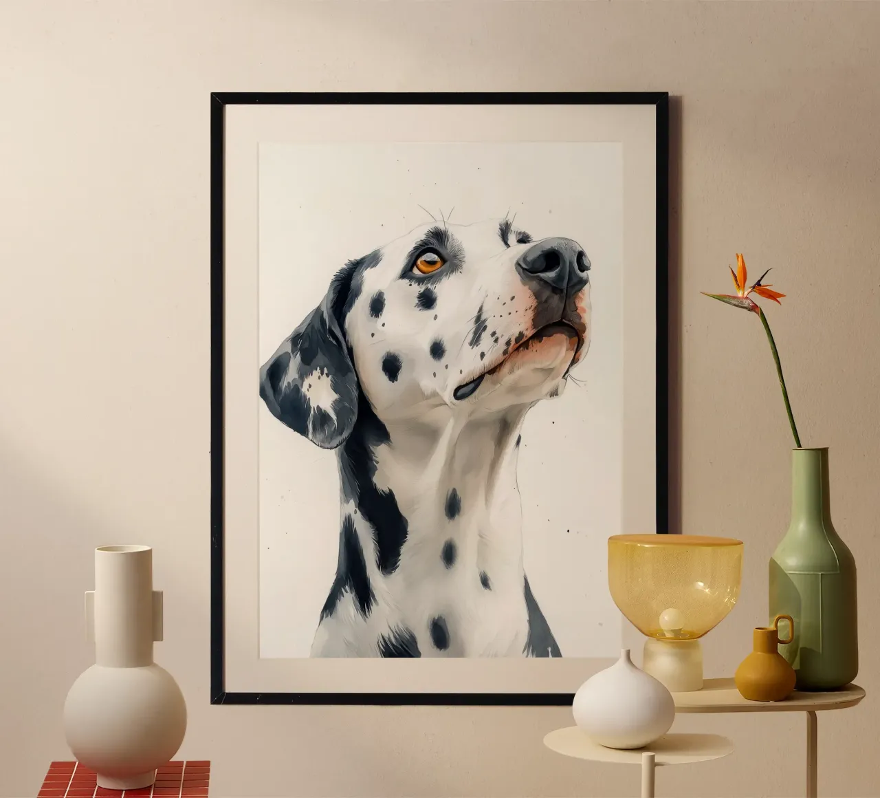 Dalmatian dog poster da Justyna Jaszke JBJart