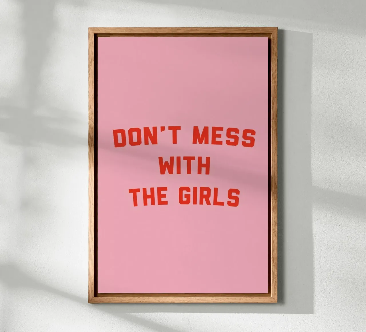 Don't Mess With The Girls Leinwand von The Native State