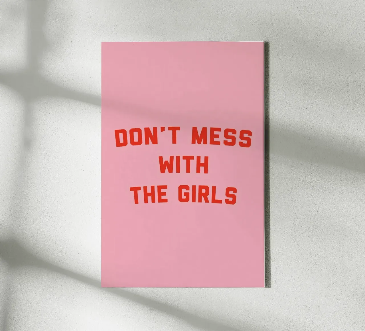 Don't Mess With The Girls Leinwand von The Native State