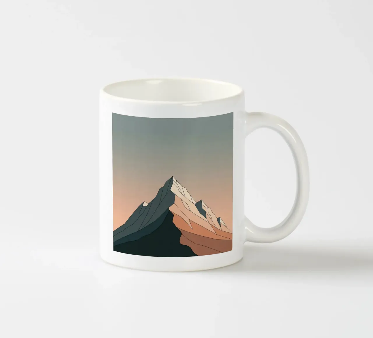 Apex Mountain Peak tazza in ceramica da ZEN VACATION