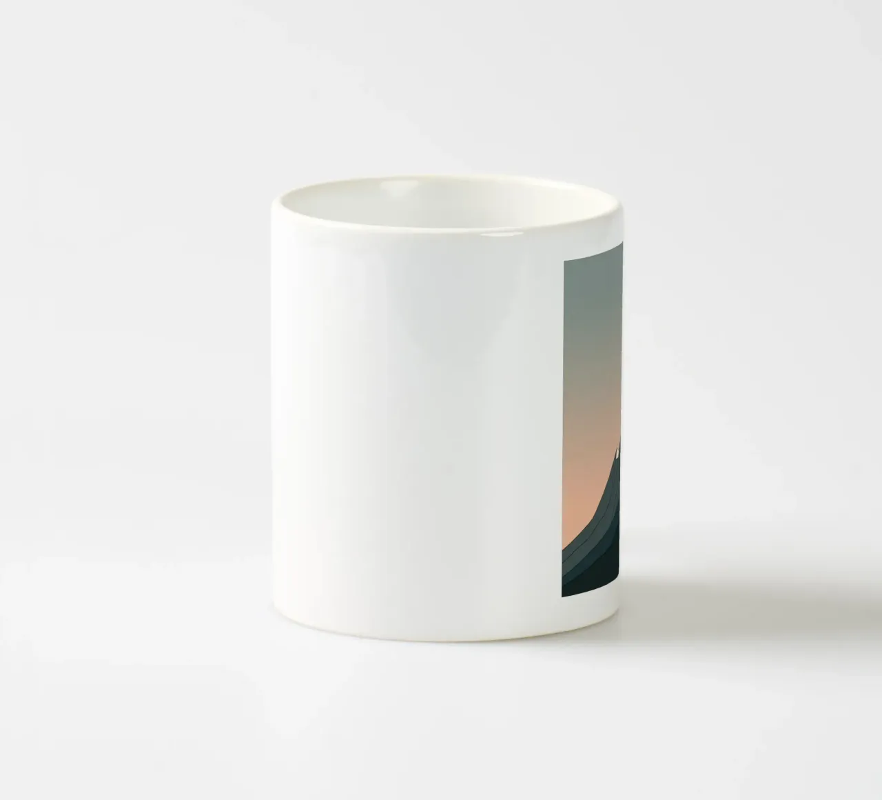 Apex Mountain Peak tazza in ceramica da ZEN VACATION