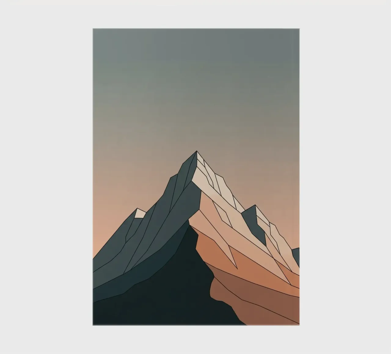 Apex Mountain Peak notebook by ZEN VACATION