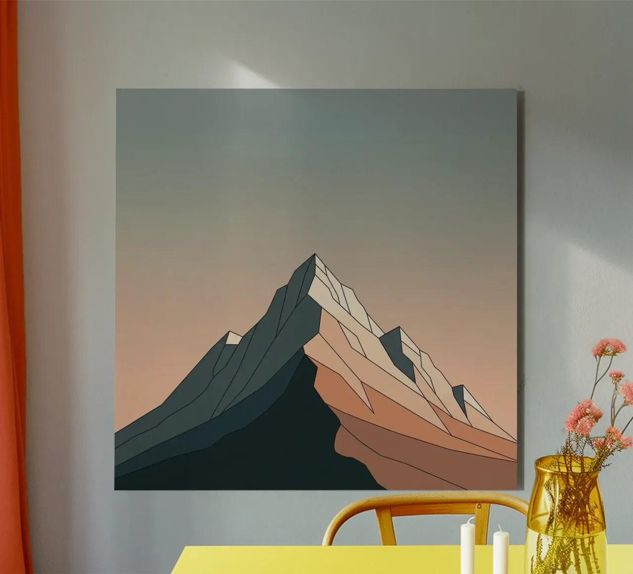 Apex Mountain Peak alluminio dibond da ZEN VACATION
