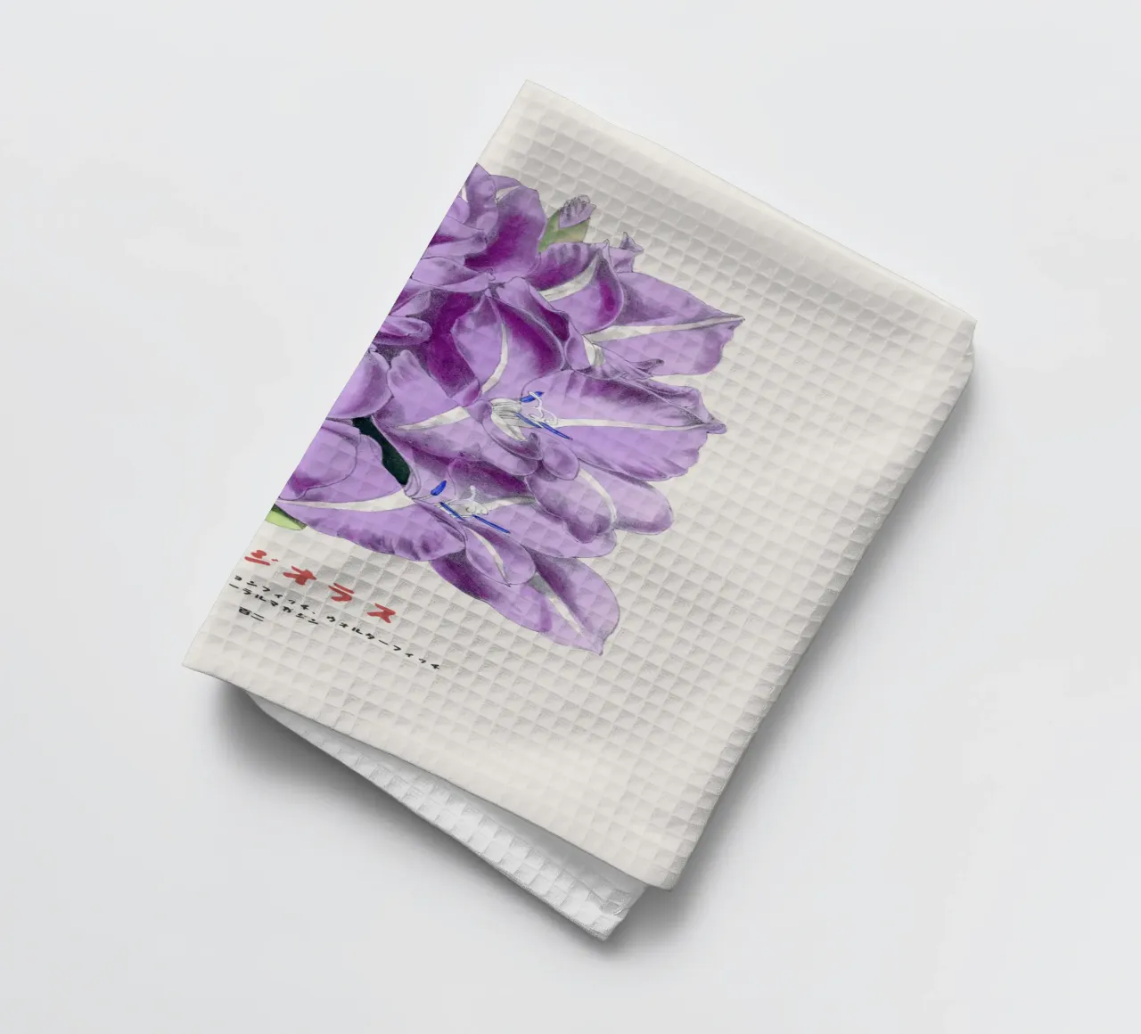 Grafico botanico giapponese del gladiolo canovaccio da cucina da Vintagrafica