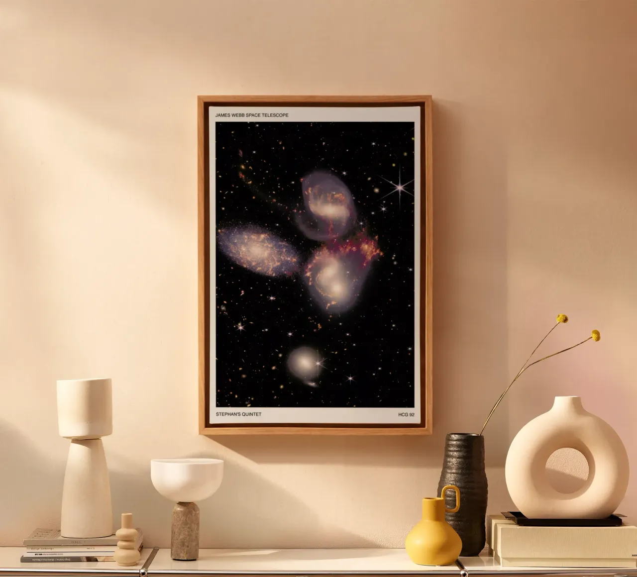 Stephan's Quintet tela con Cornice a cassetta da Studio One