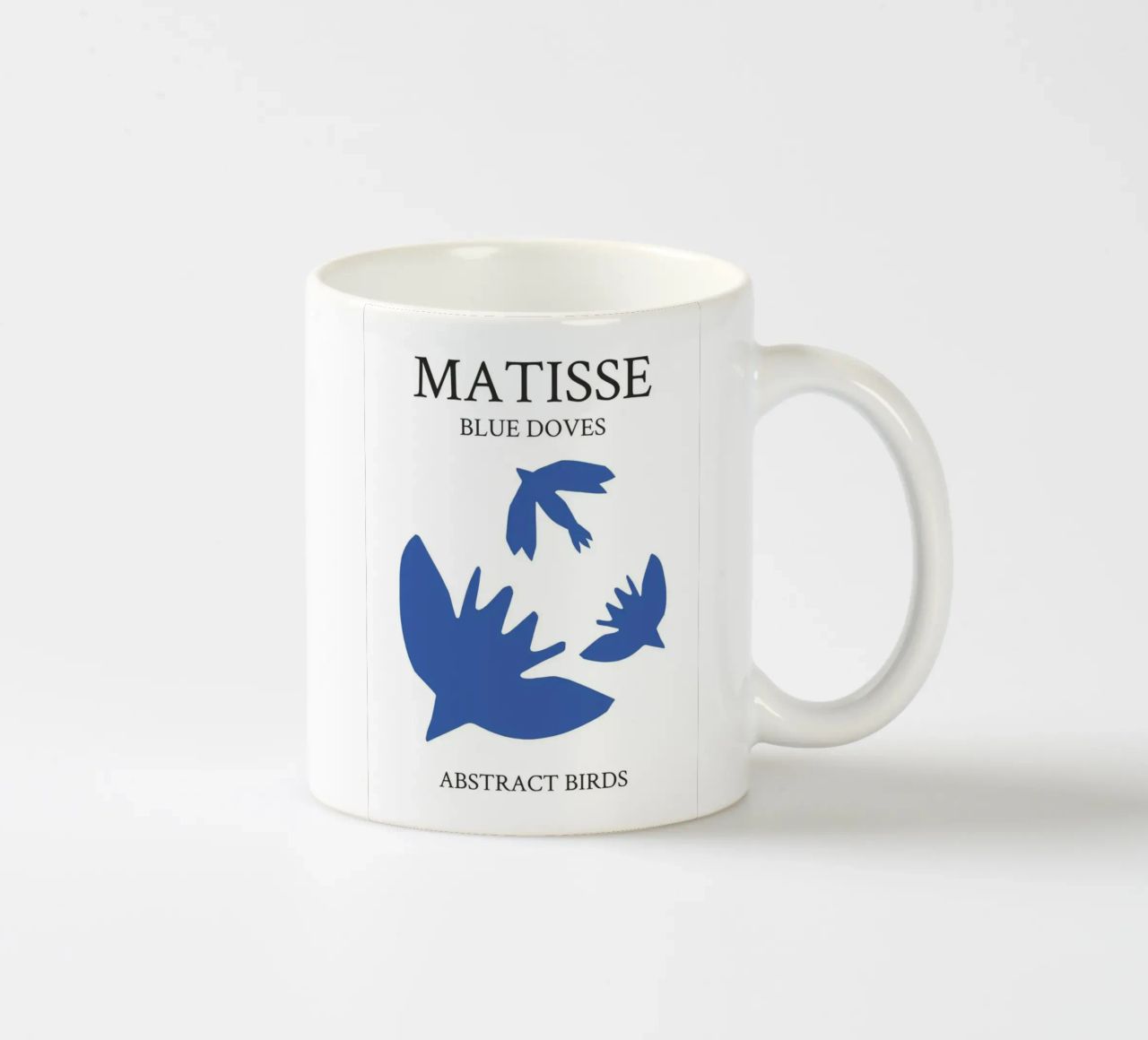 uccelli colombe colore blu tazza in ceramica da uklik sell