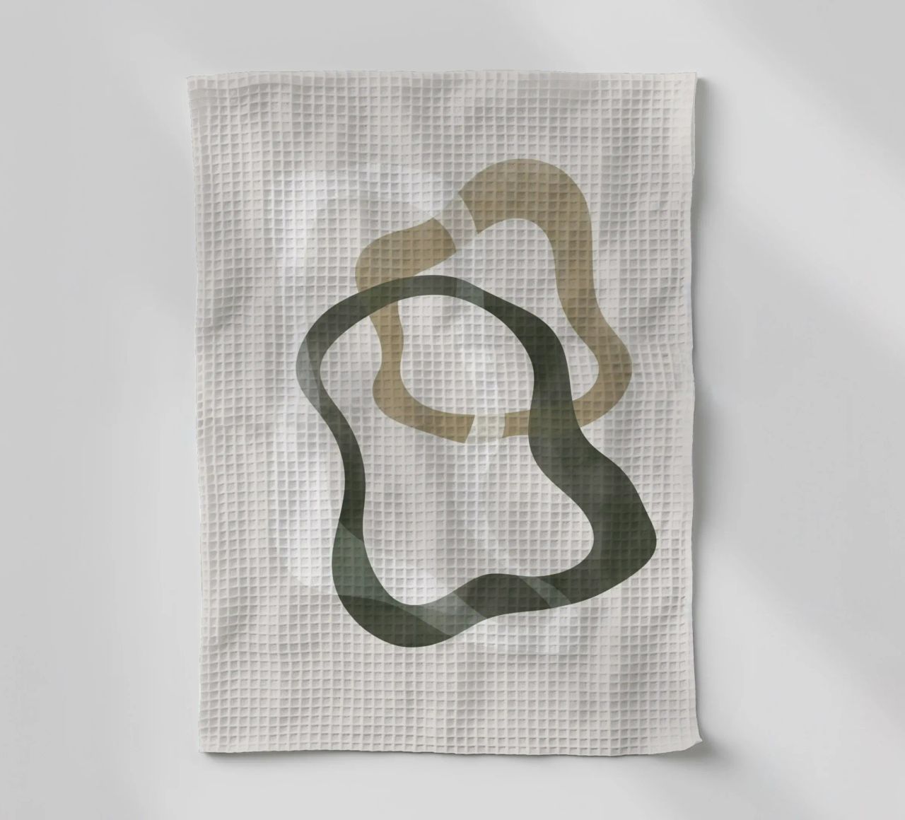 Forme astratte verdi No2 Print canovaccio da cucina da weimann shop