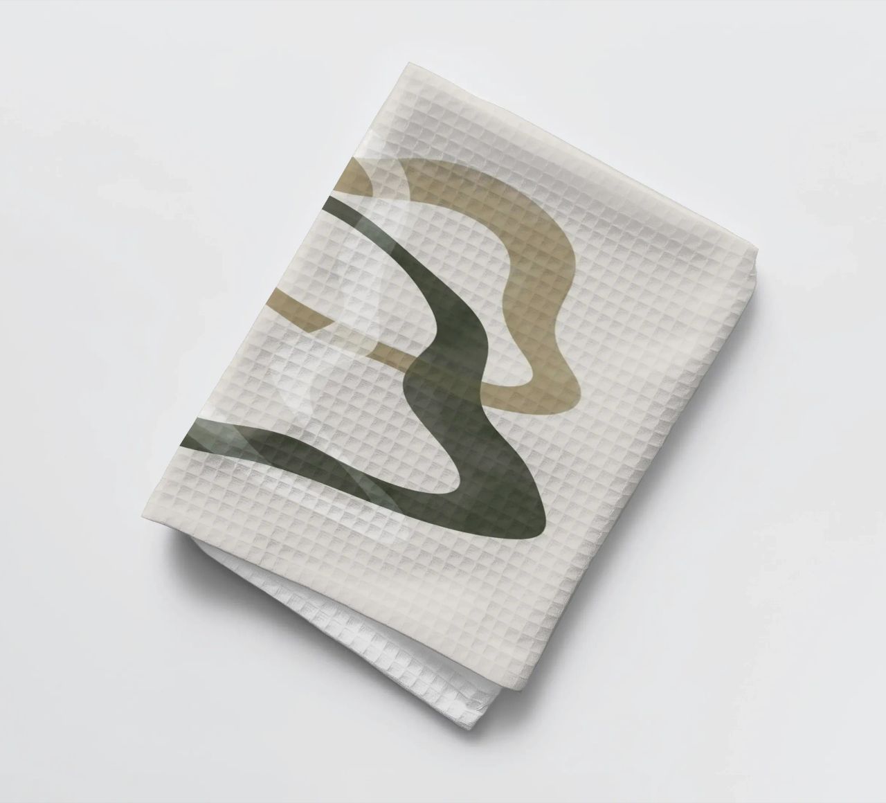 Forme astratte verdi No2 Print canovaccio da cucina da weimann shop