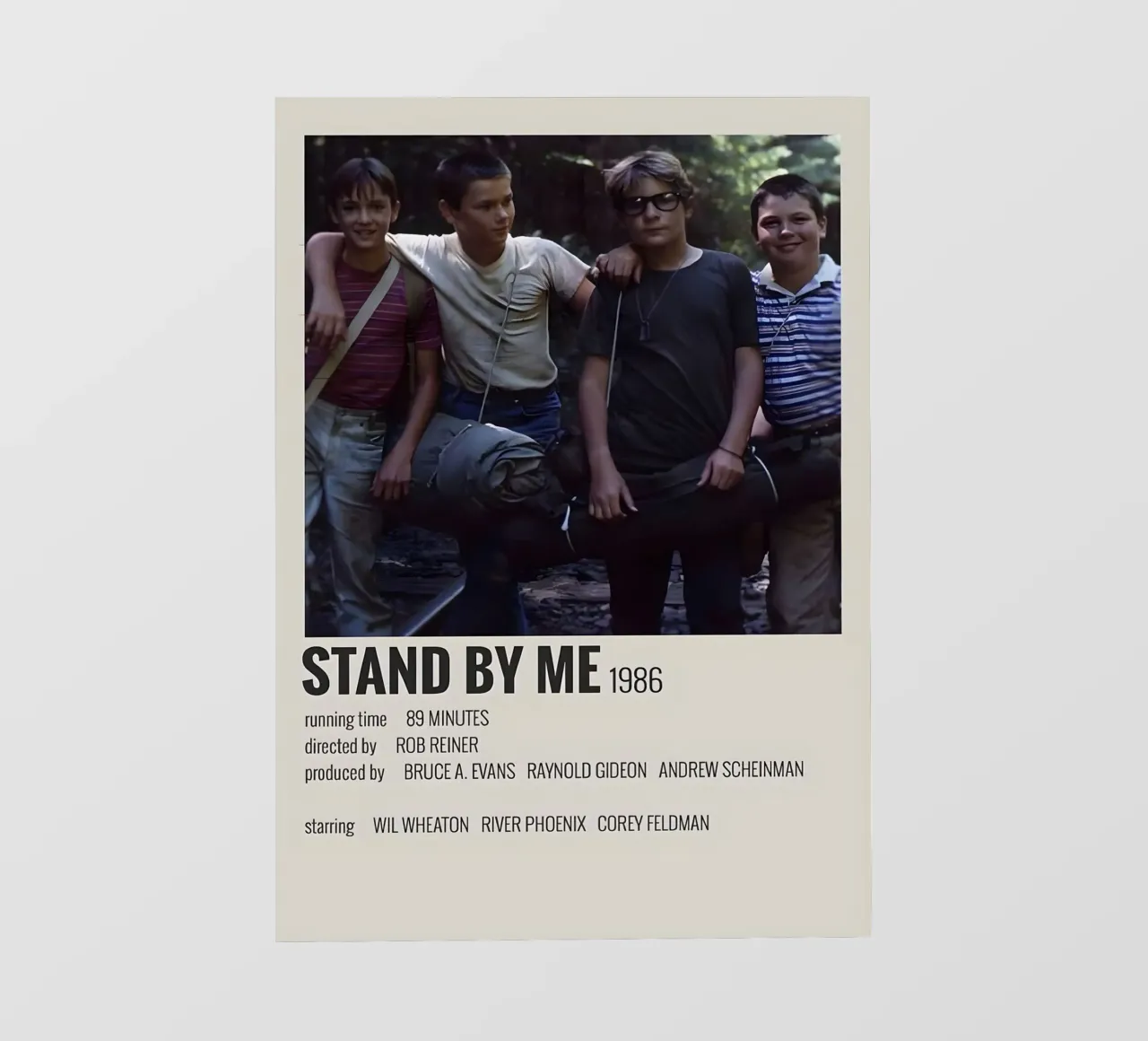 STAND BY ME 1986 photo wallpaper by MVFminimalist