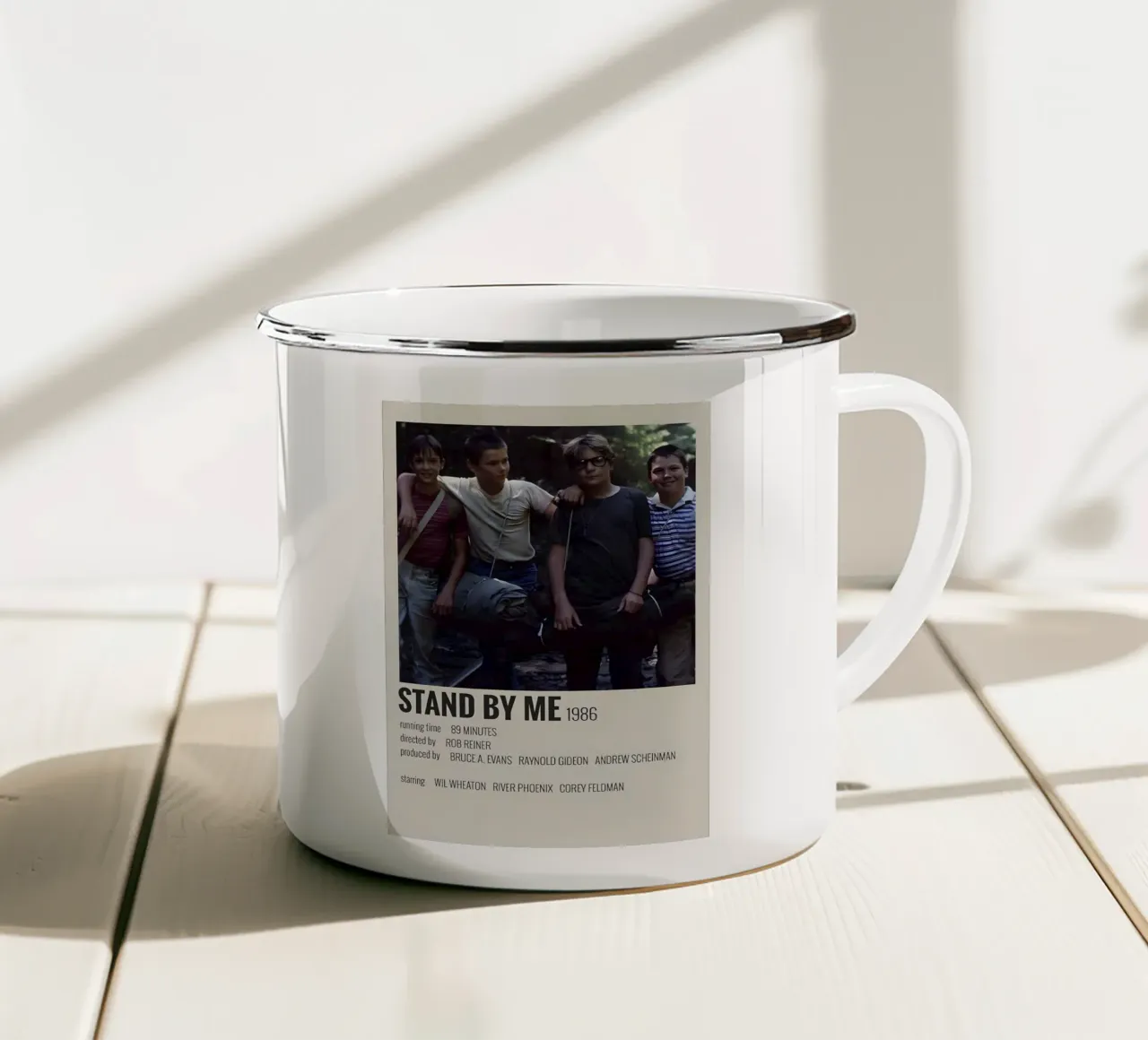 STAND BY ME 1986 tazza in smalto da MVFminimalist