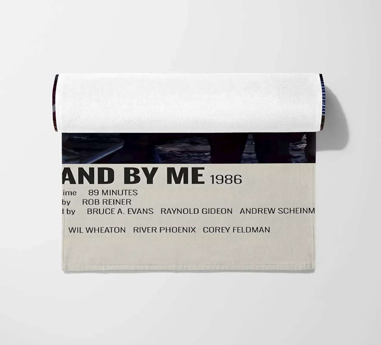 STAND BY ME 1986 beach towel by MVFminimalist