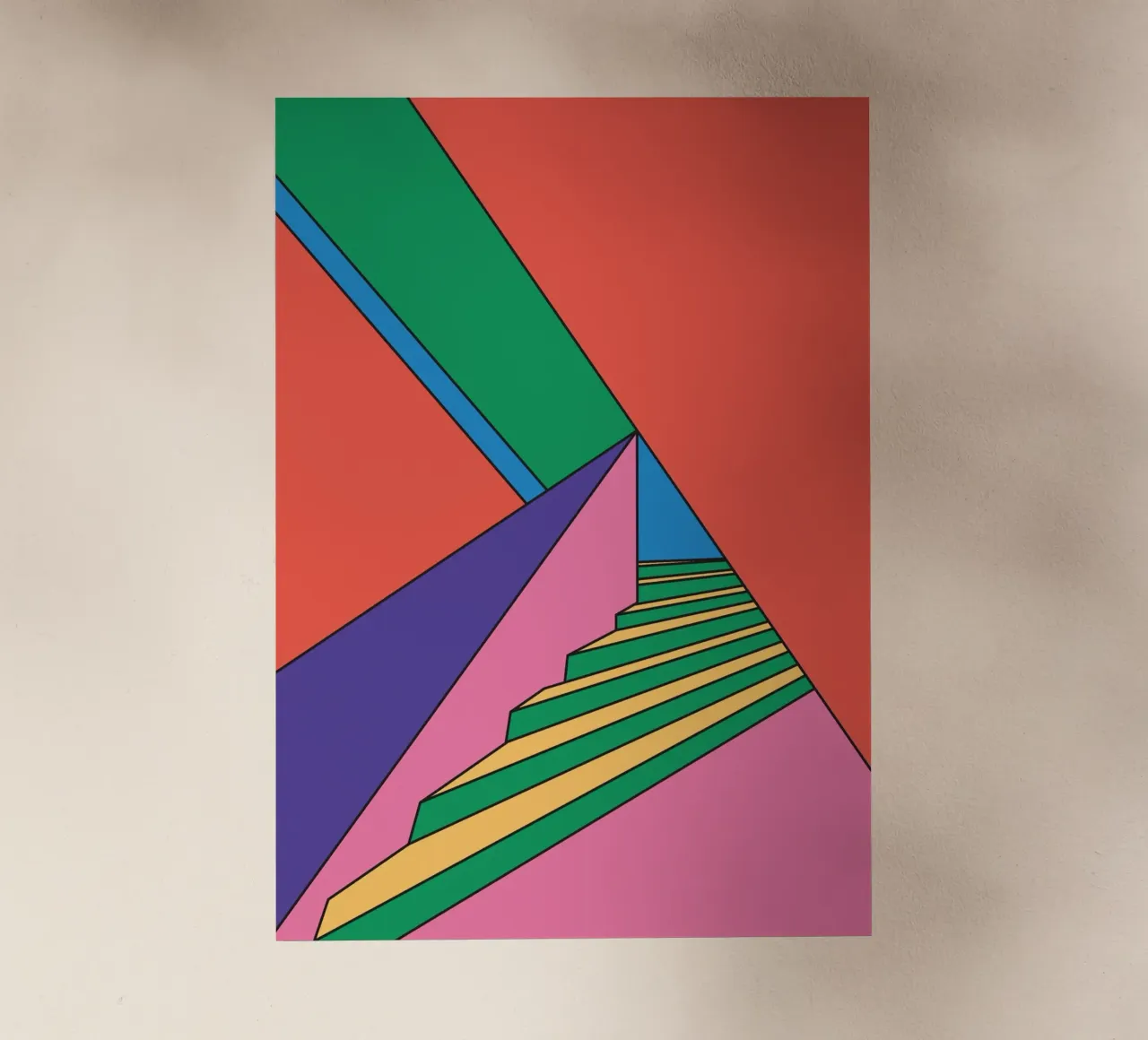 Scala colorata e vibrante pellicola backlit da galihstudio