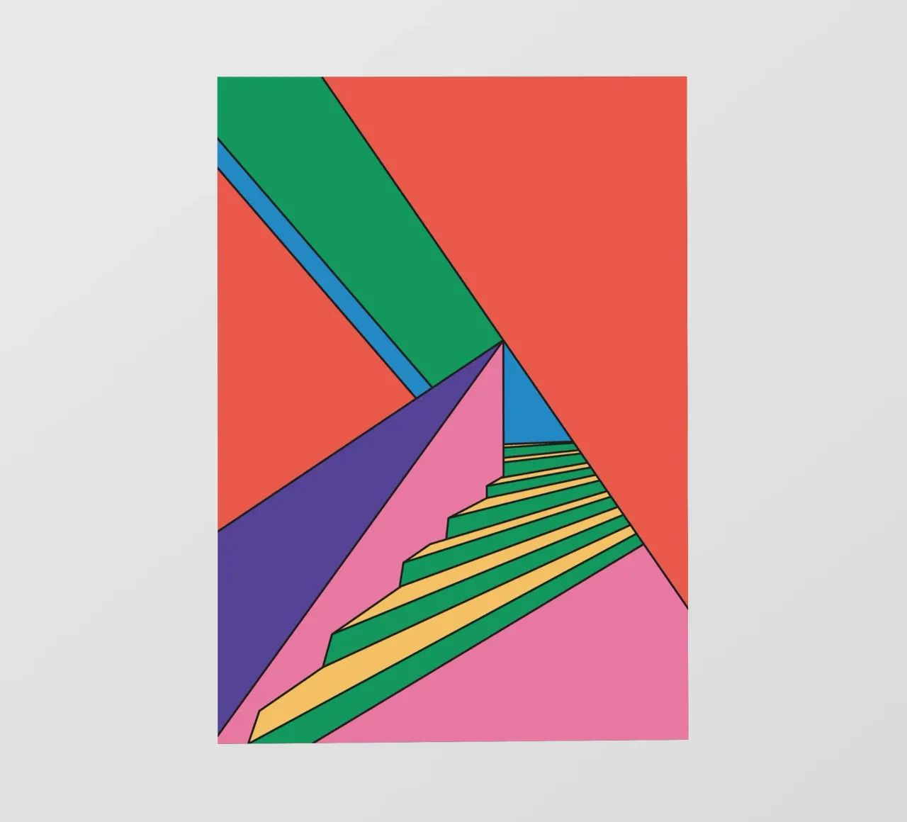 Scala colorata e vibrante pellicola backlit da galihstudio