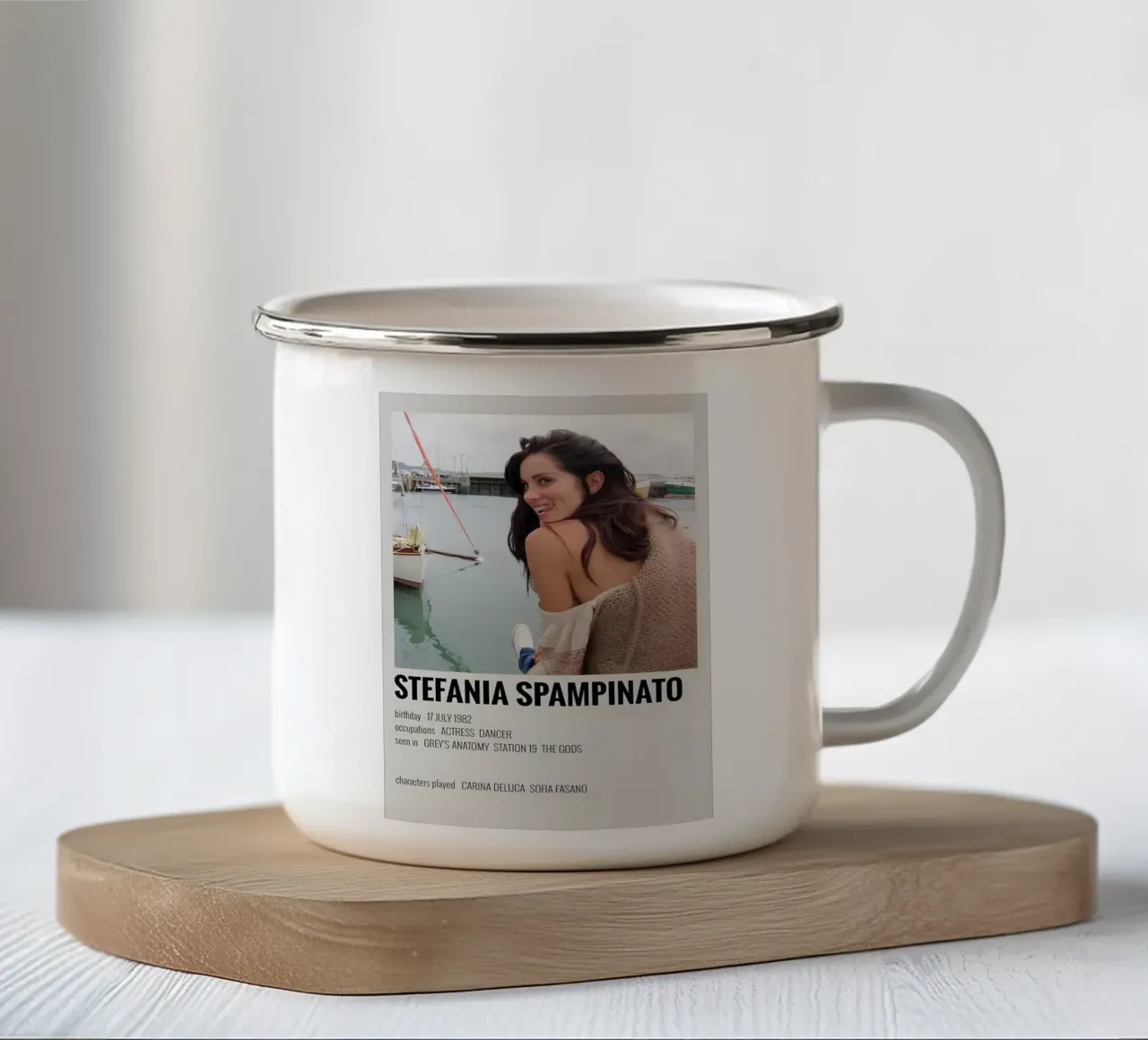 STEFANIA SPAMPINATO tazza in smalto da MVFminimalist