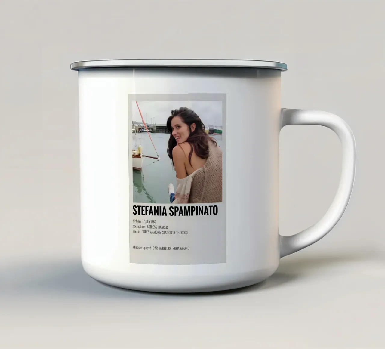 STEFANIA SPAMPINATO tazza in smalto da MVFminimalist