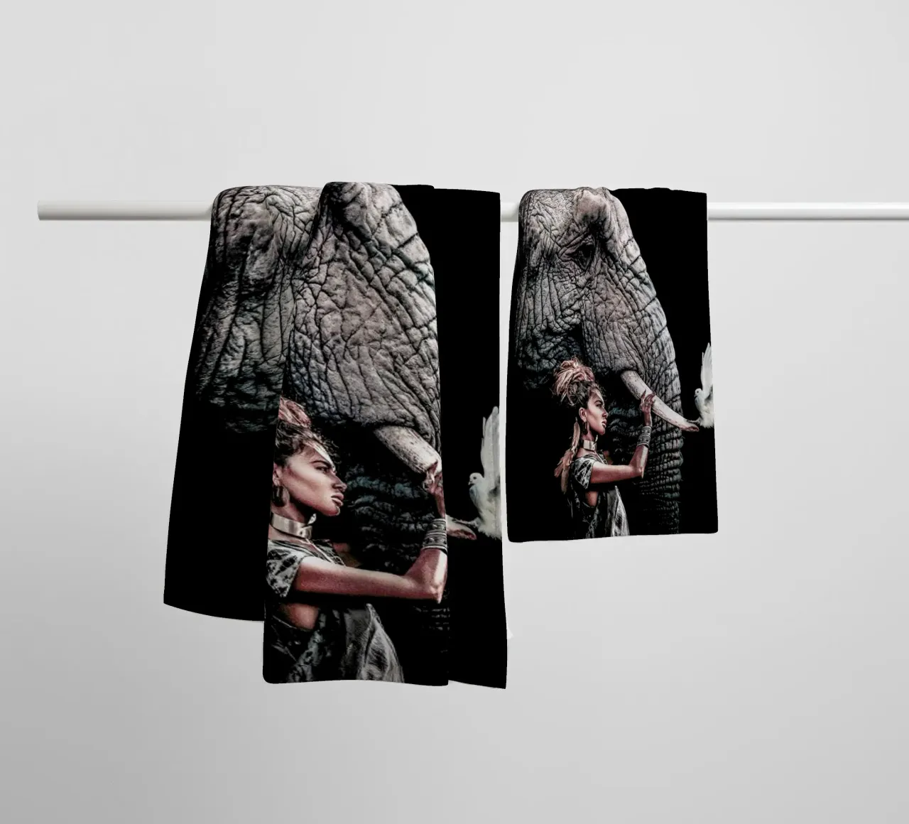 Elephant 4 asciugamano da bagno da Wouter Rikken