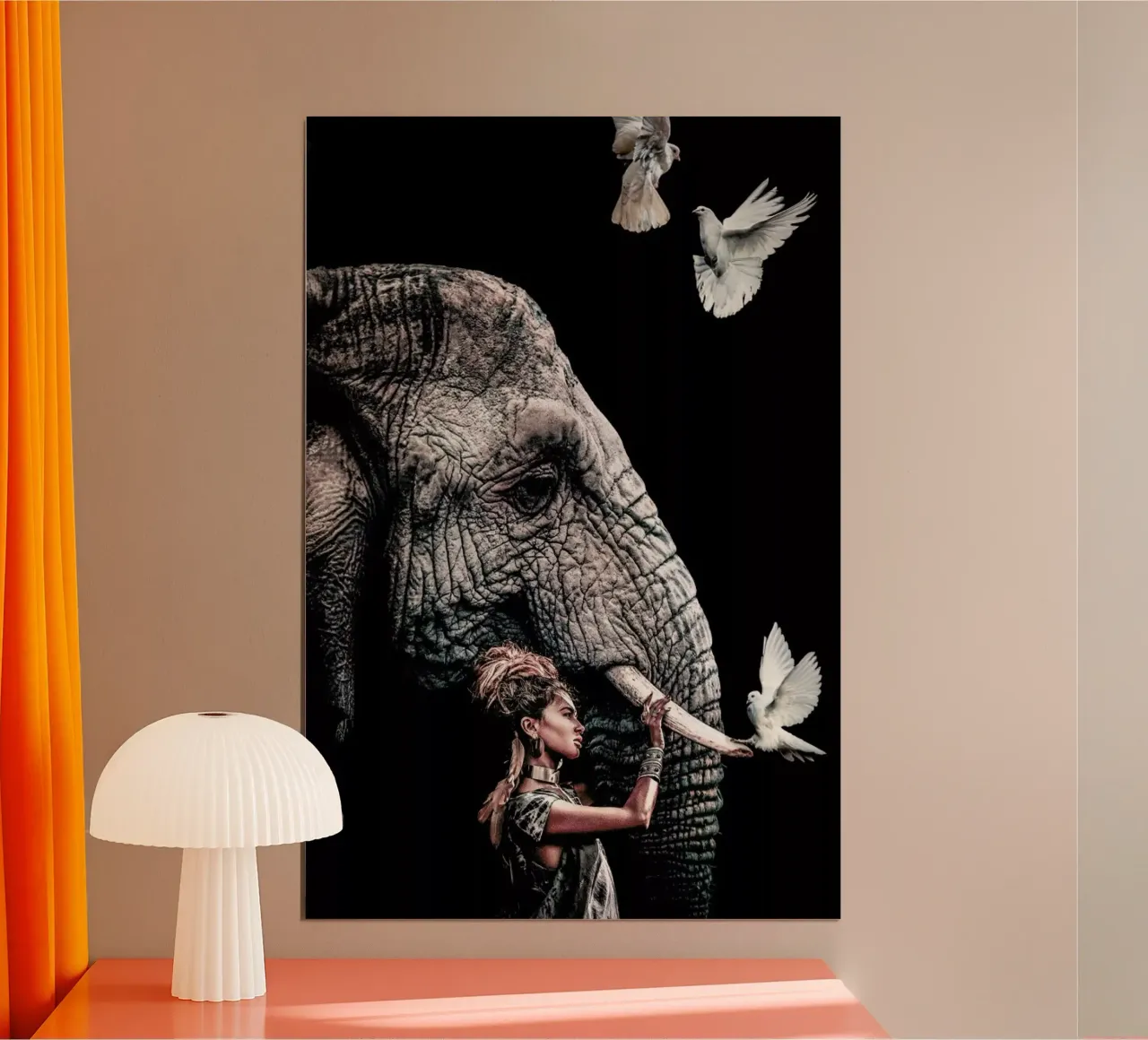 Elephant 4 poster by Wouter Rikken