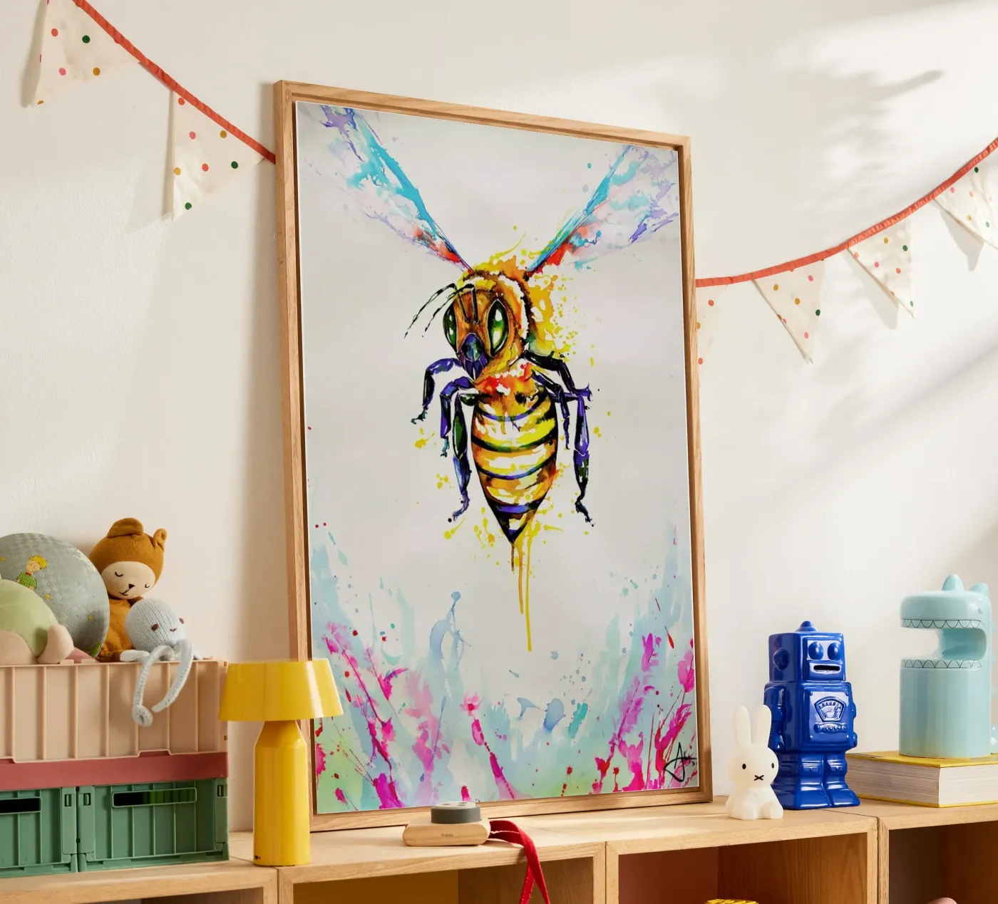 Colmena acryl van Marc Allante