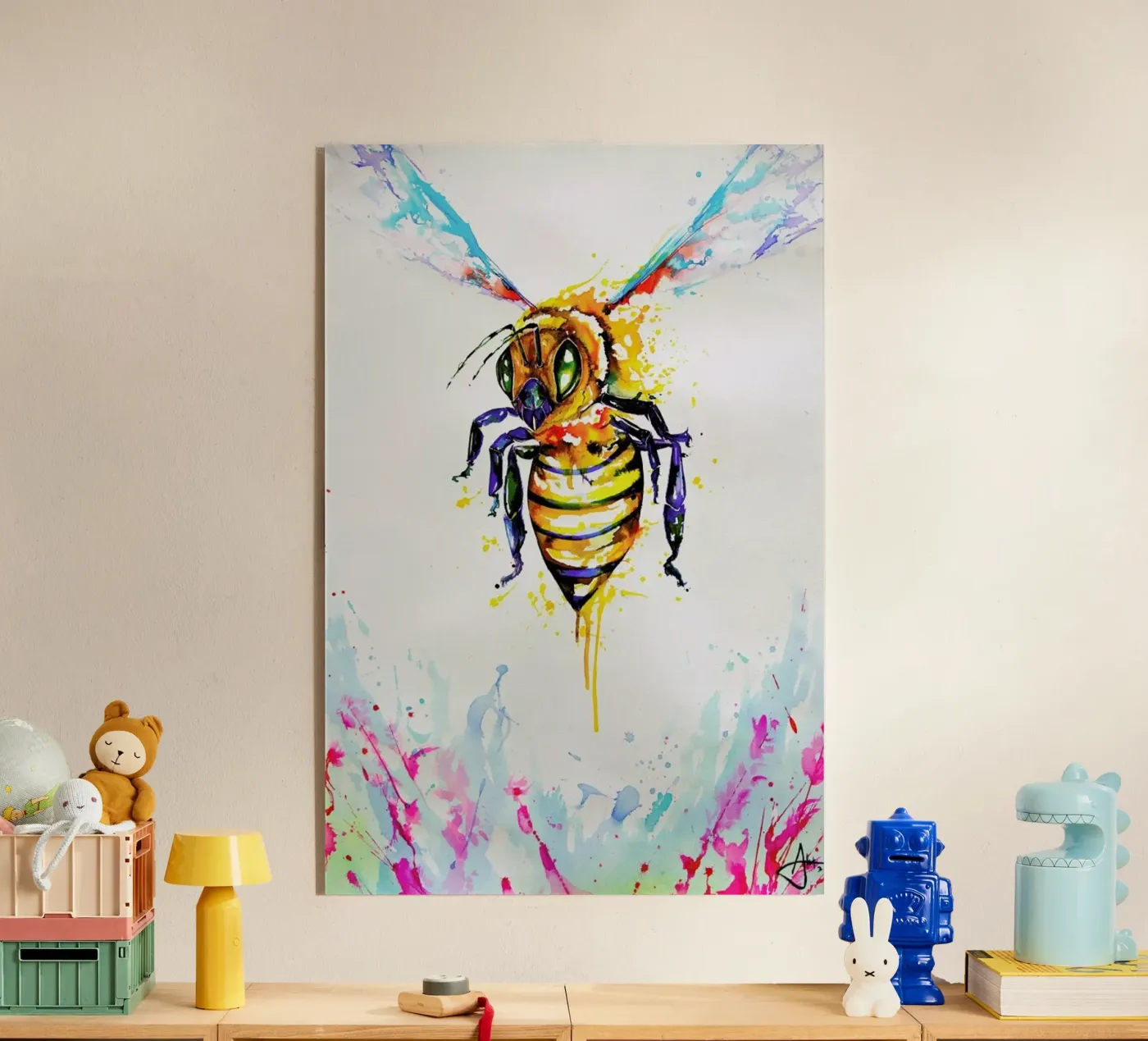 Colmena acryl van Marc Allante