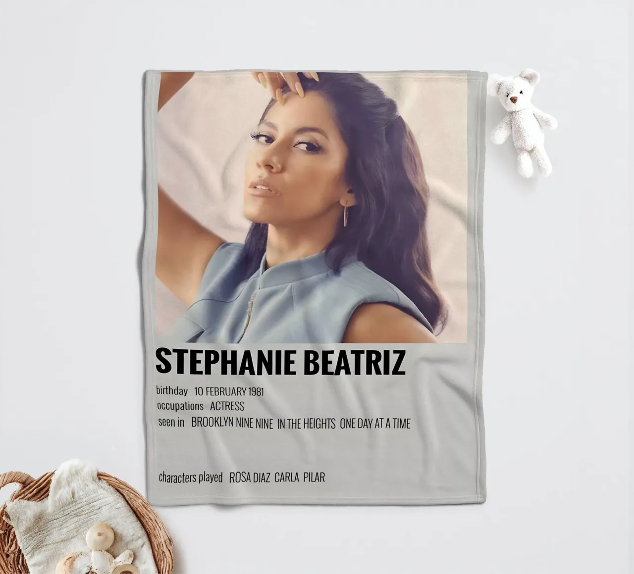 STEPHANIE BEATRIZ coperta in pile da MVFminimalist