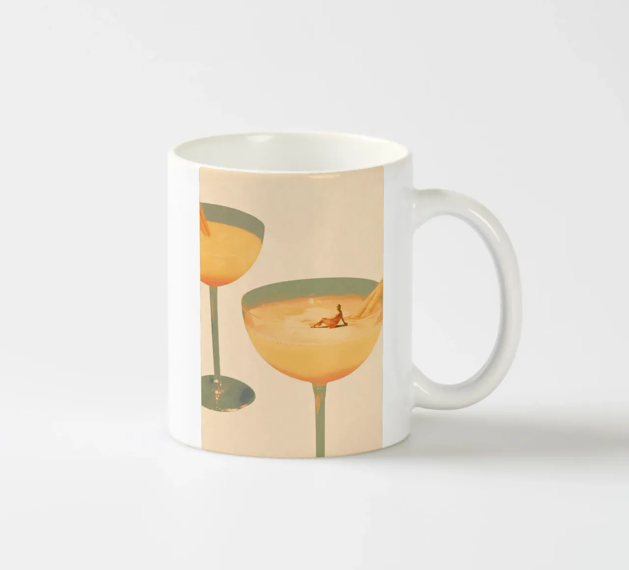 Maarten Leon - Vacanze in un bicchiere No1 Print tazza in ceramica da weimann shop