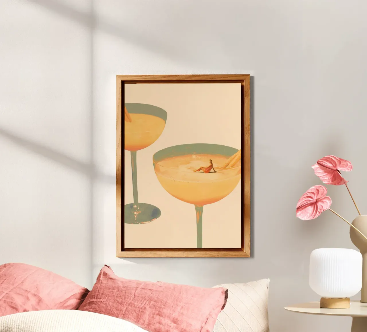 Maarten Leon - Vacanze in un bicchiere No1 Print alluminio dibond da weimann shop