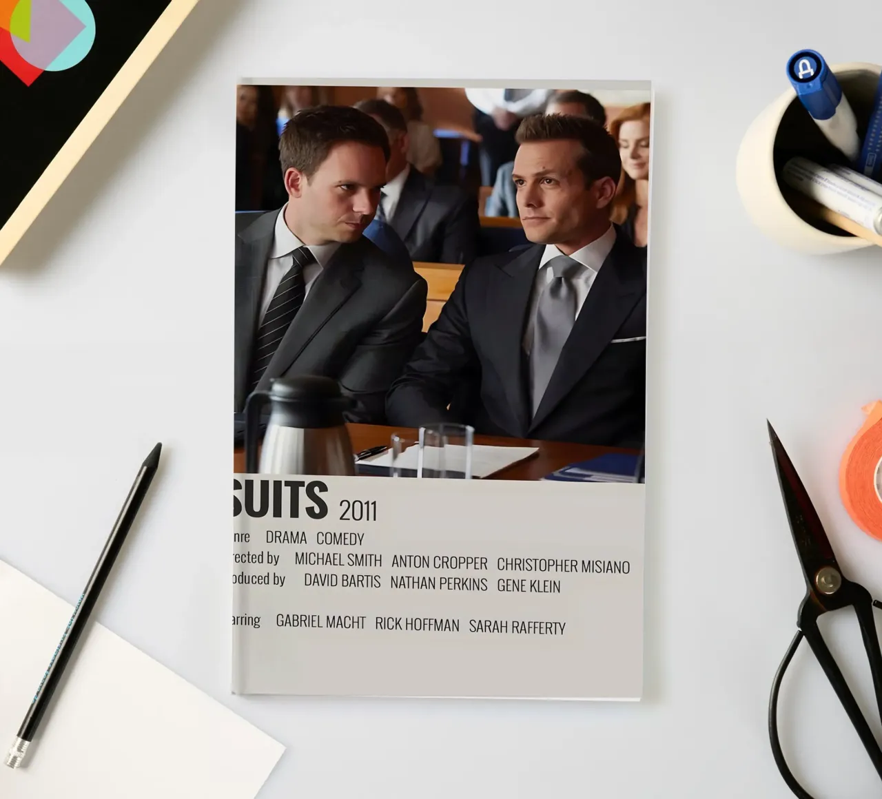 SUITS 2011 Notizbuch von MVFminimalist