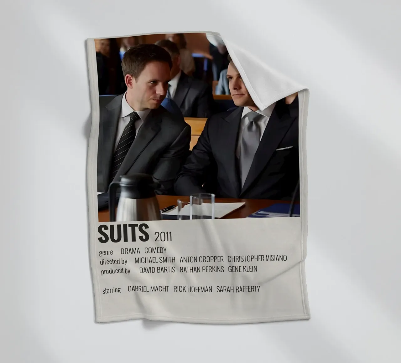 SUITS 2011 coperta in pile da MVFminimalist