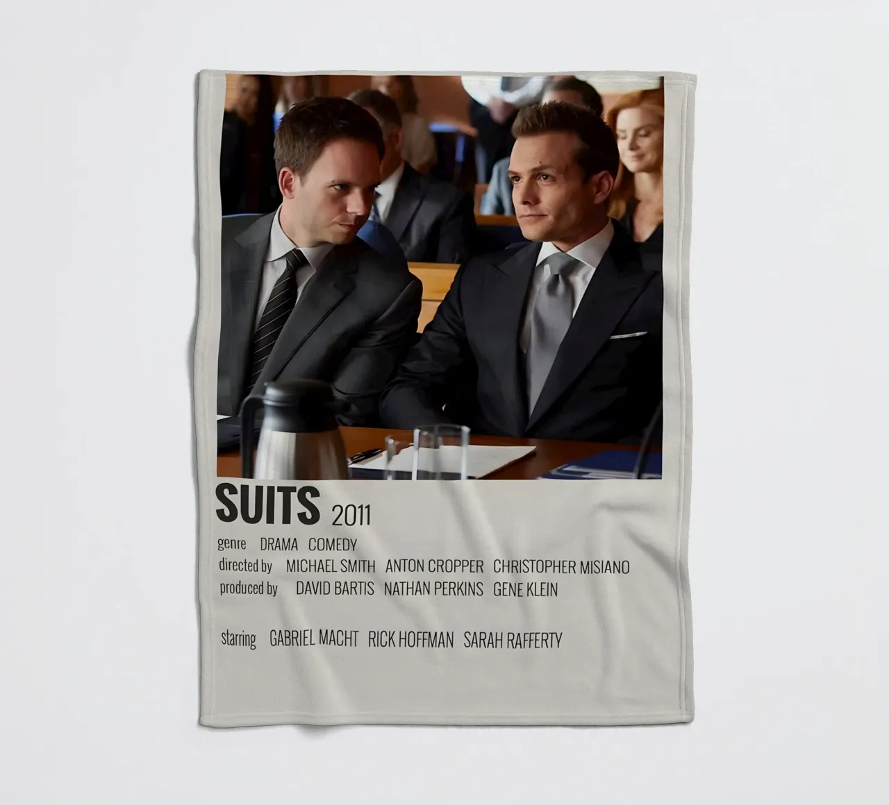 SUITS 2011 coperta in pile da MVFminimalist