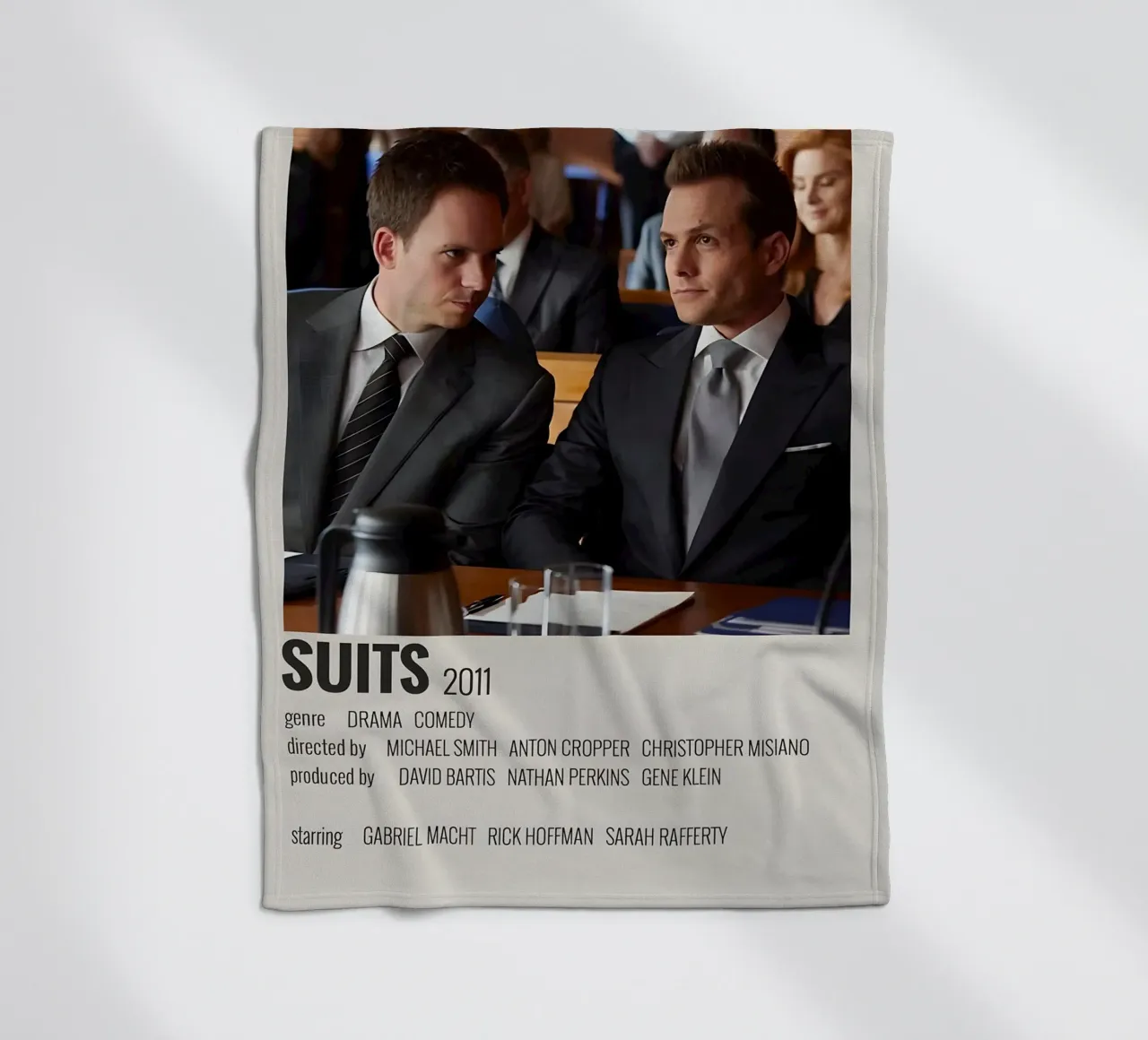 SUITS 2011 coperta in pile da MVFminimalist
