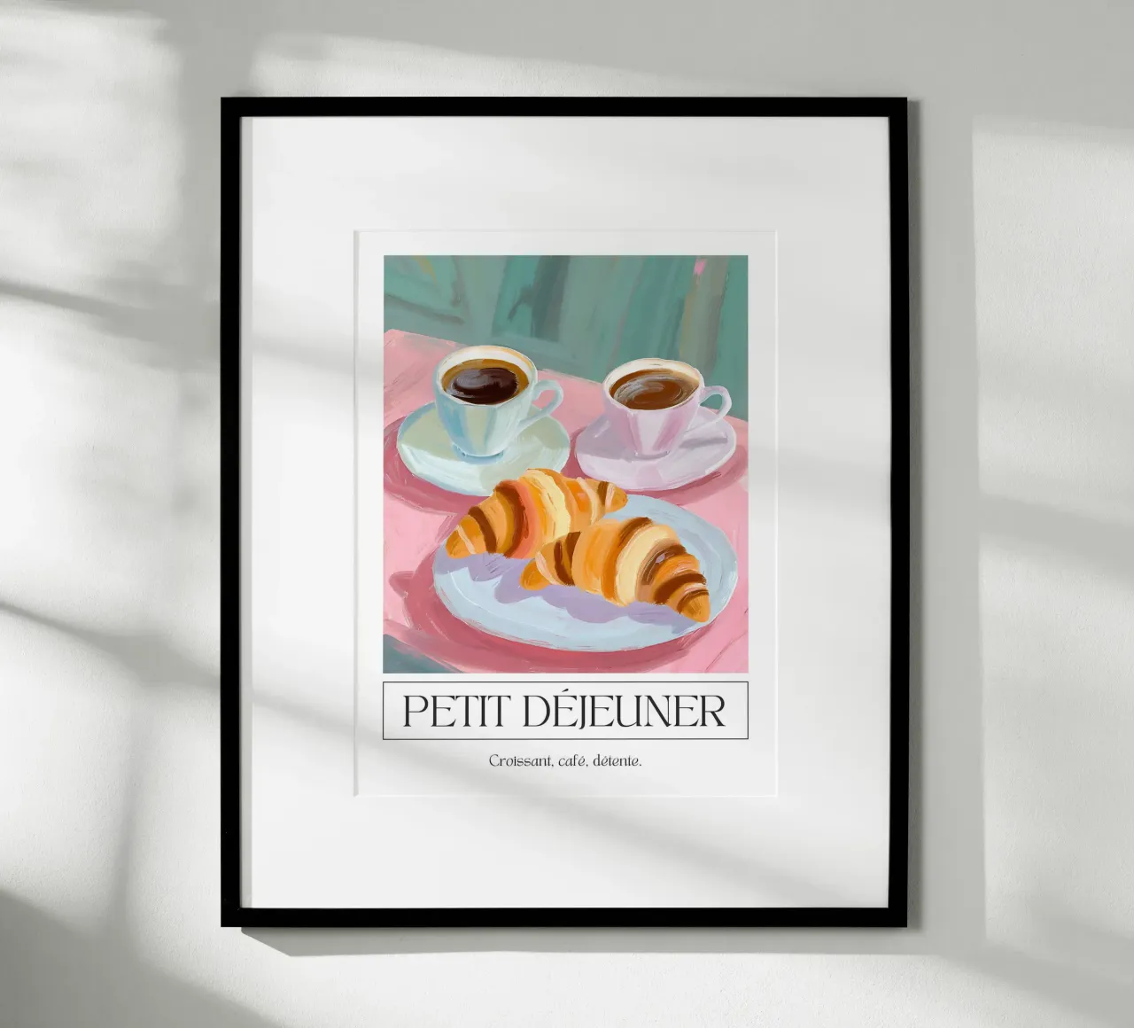 Colazione - Croissant, caffè, relax carta hahnemühle da leslie shop