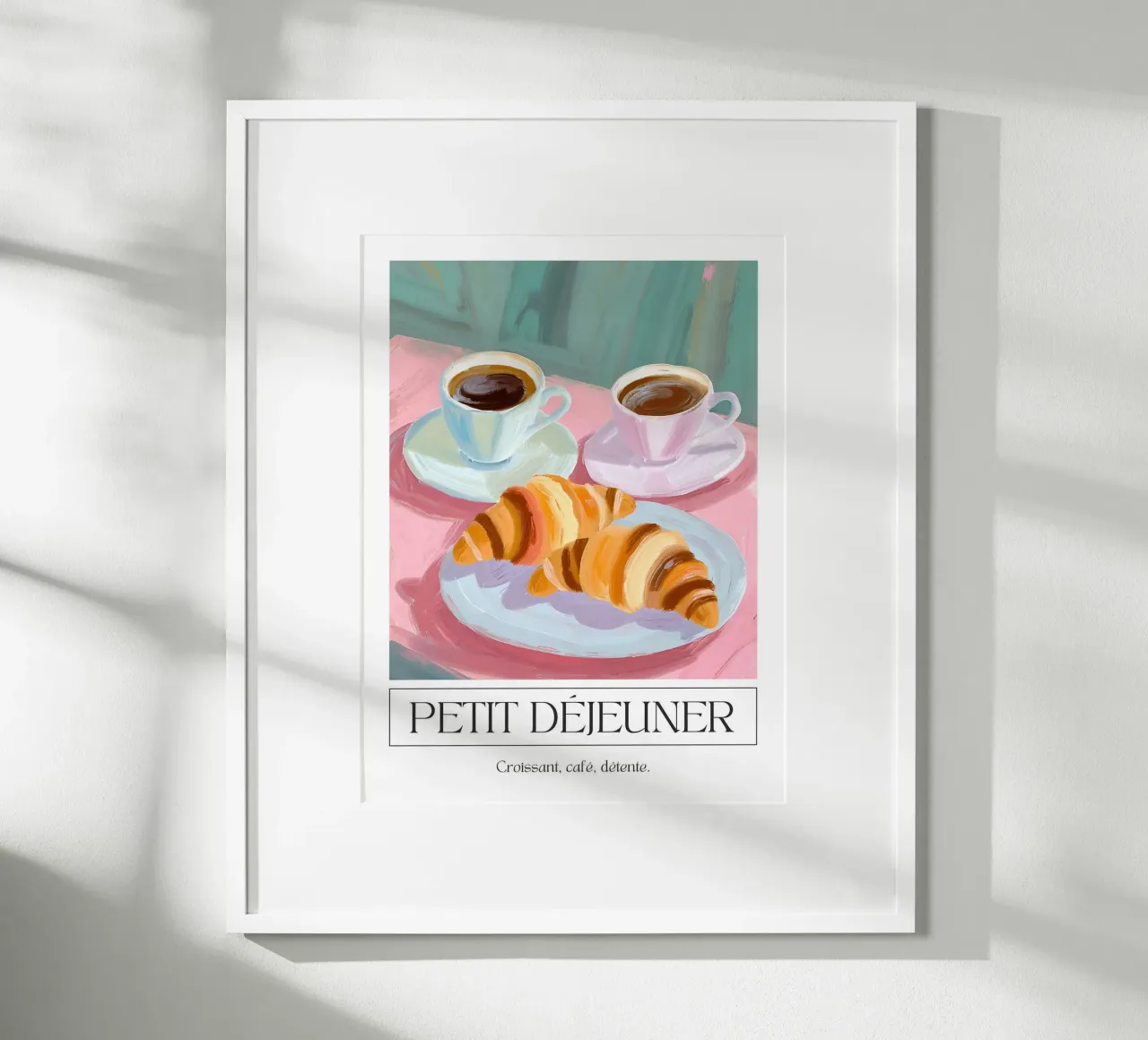 Colazione - Croissant, caffè, relax carta hahnemühle da leslie shop