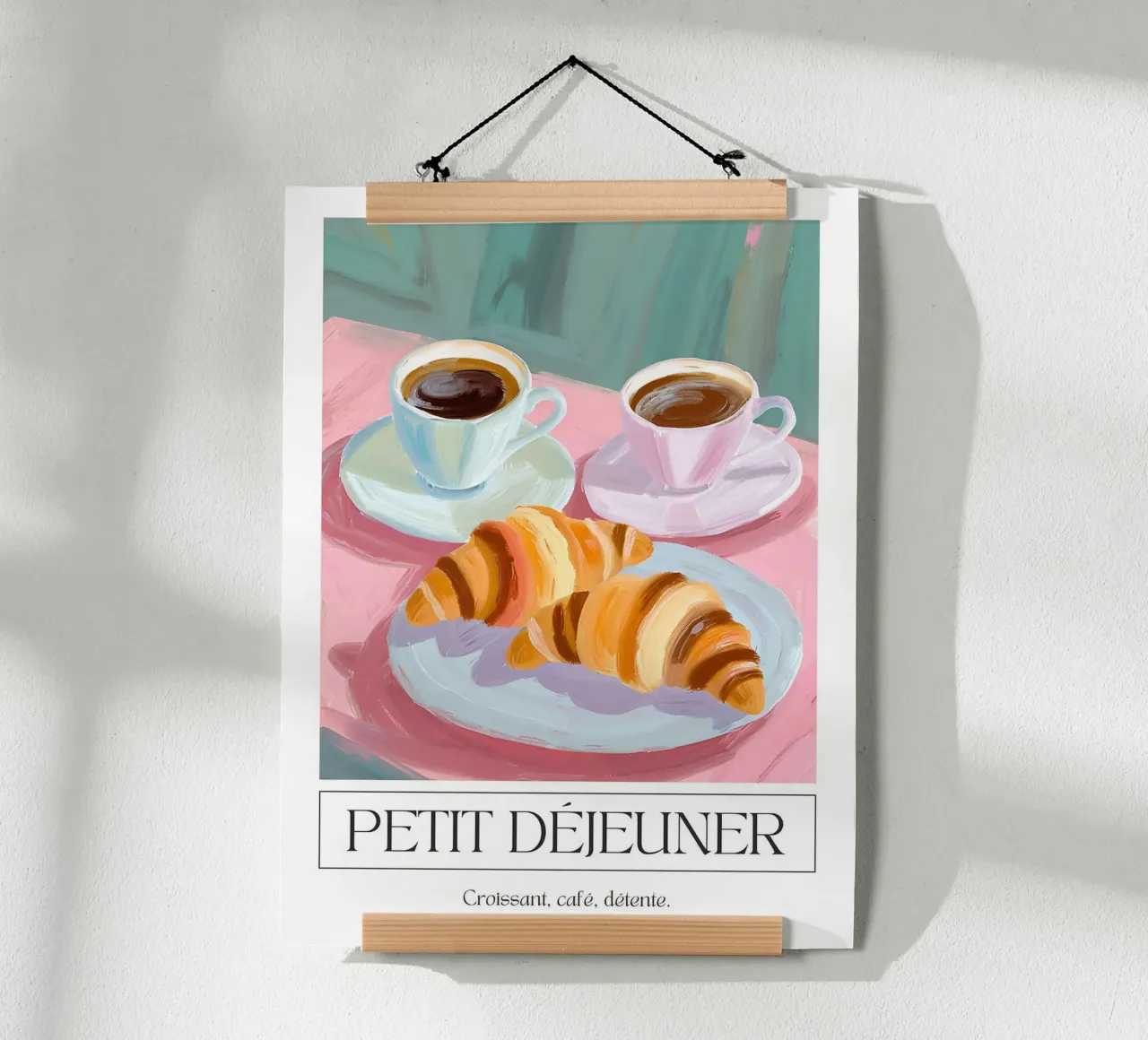 Colazione - Croissant, caffè, relax carta hahnemühle da leslie shop