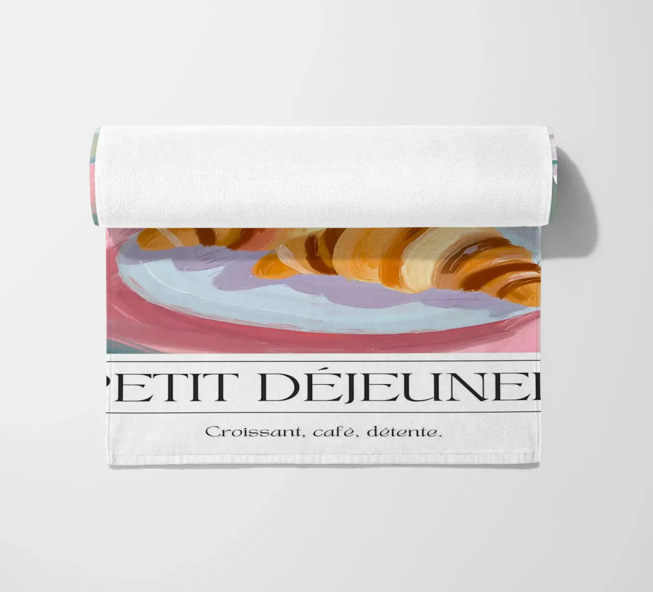 Colazione - Croissant, caffè, relax telo mare da leslie shop
