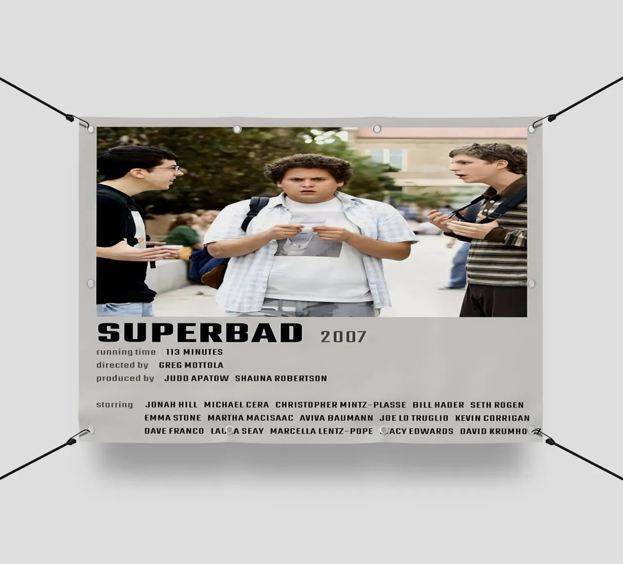 SUPERBAD 2007 telo in pvc da MVFminimalist