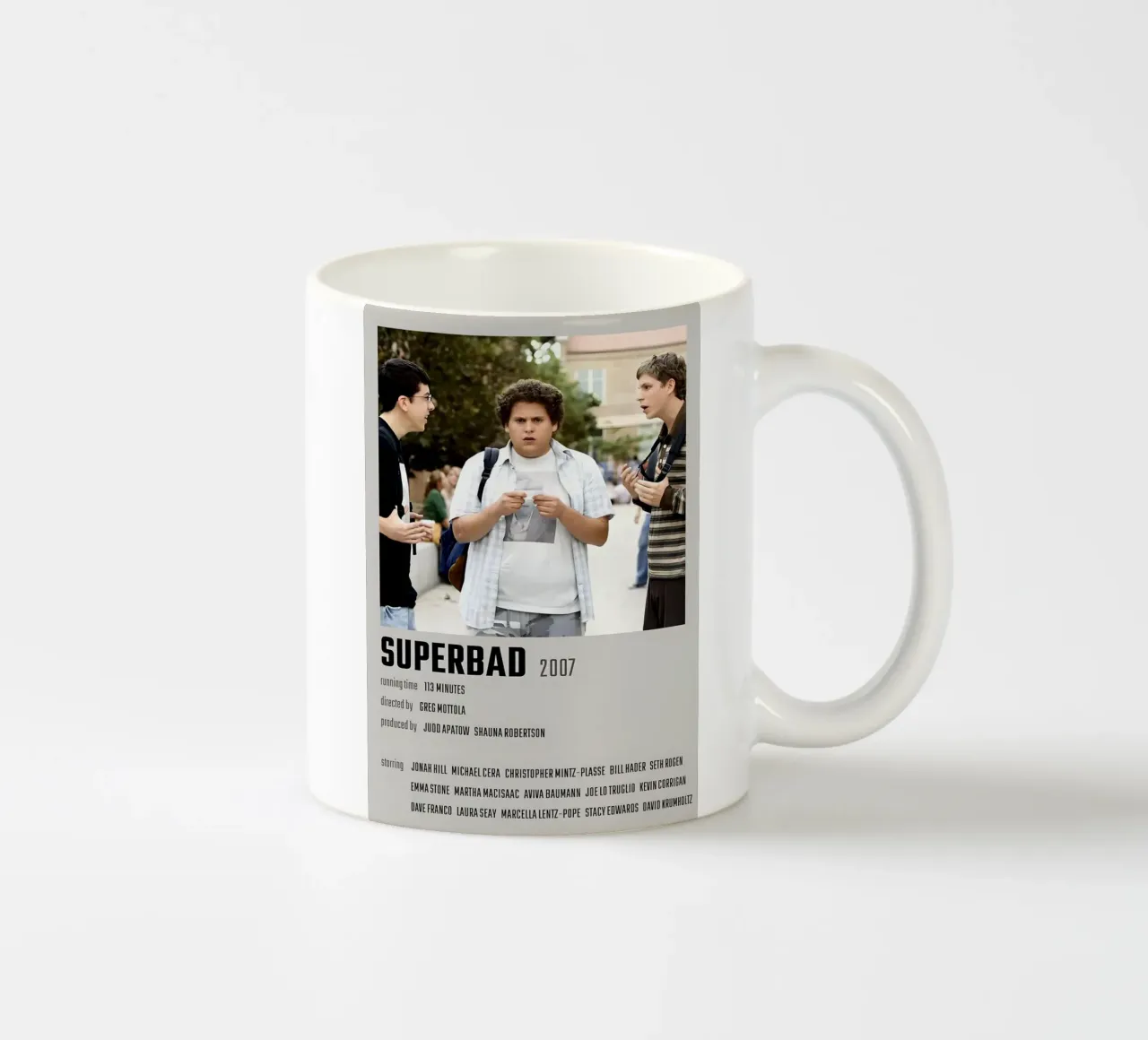 SUPERBAD 2007 tazza in ceramica da MVFminimalist