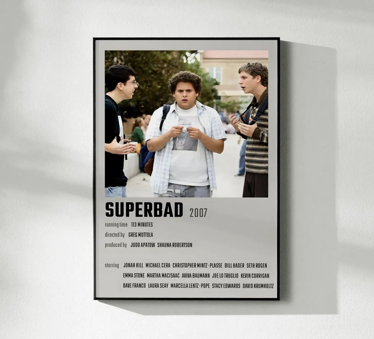 SUPERBAD 2007 plexiglass da MVFminimalist