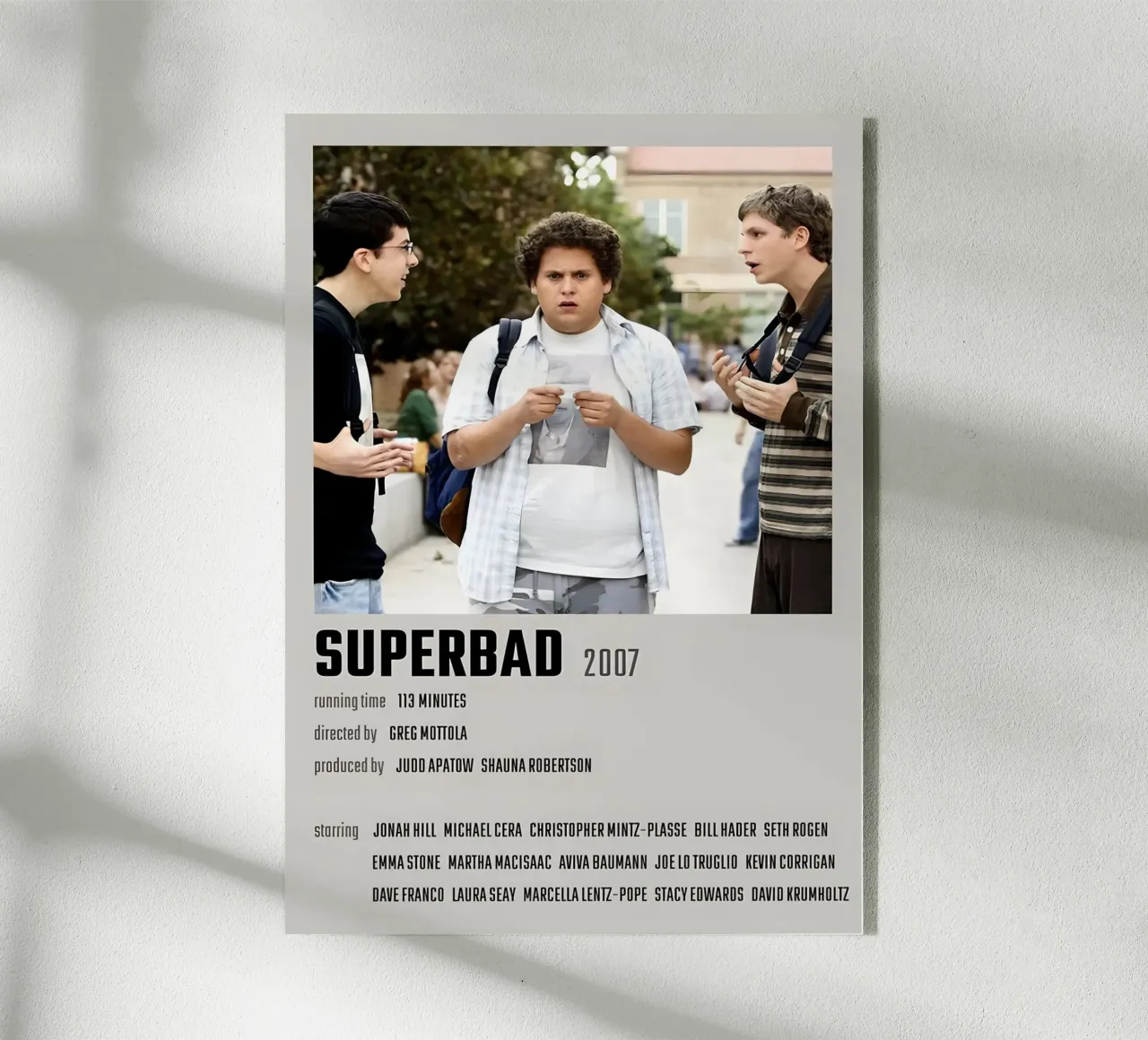 SUPERBAD 2007 plexiglass da MVFminimalist