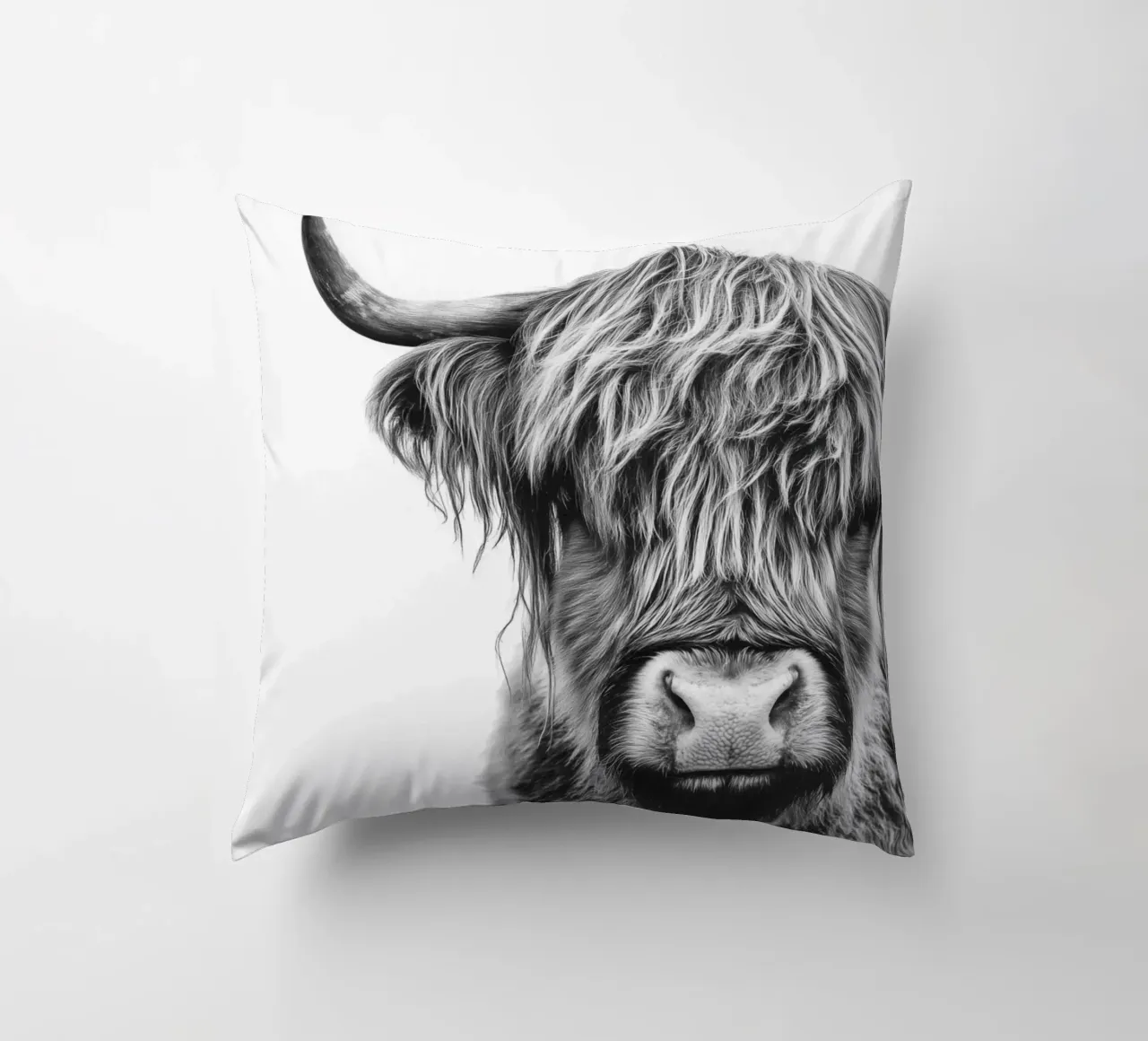 Bestiame ispido delle Highlands cuscino da Carinaprint