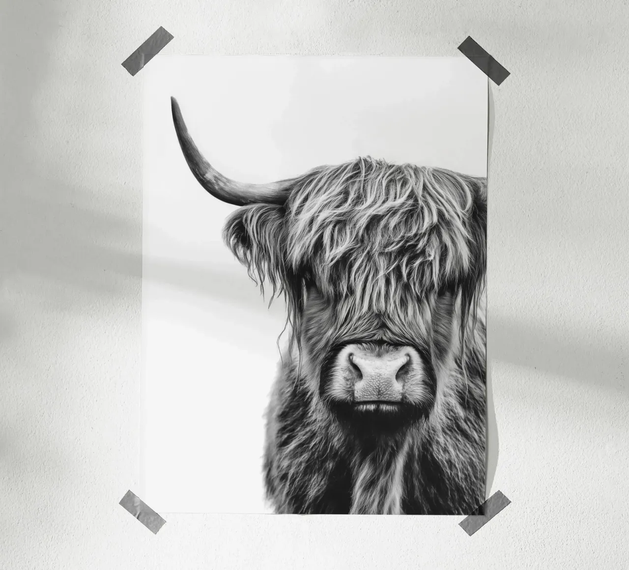 Bestiame ispido delle Highlands poster da Carinaprint