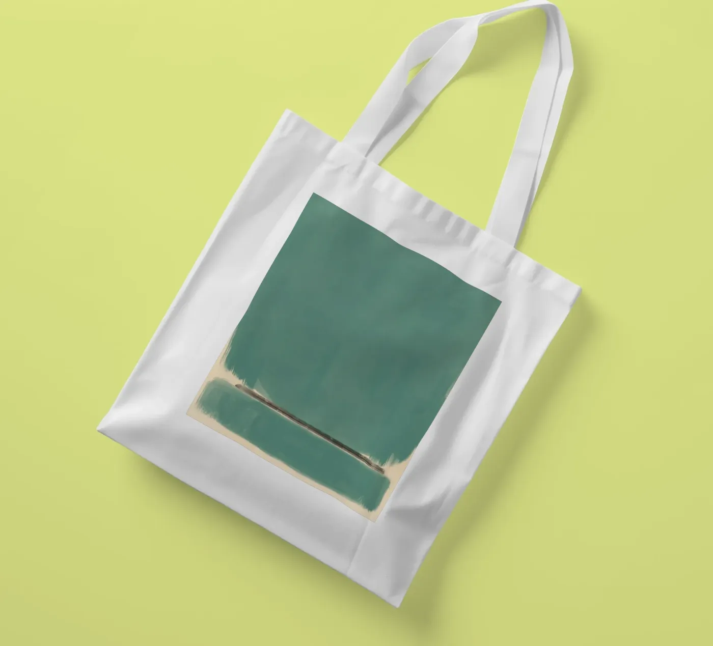 Abstrakt, massiv, türkis Jutebeutel von Little Dean