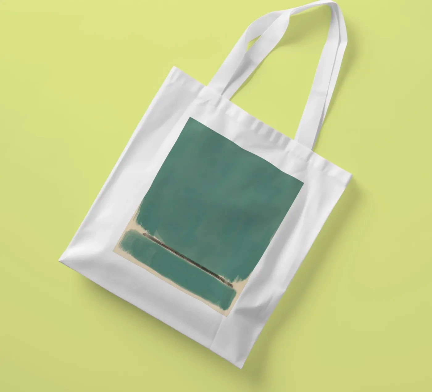 Abstrakt, massiv, türkis Jutebeutel von Little Dean