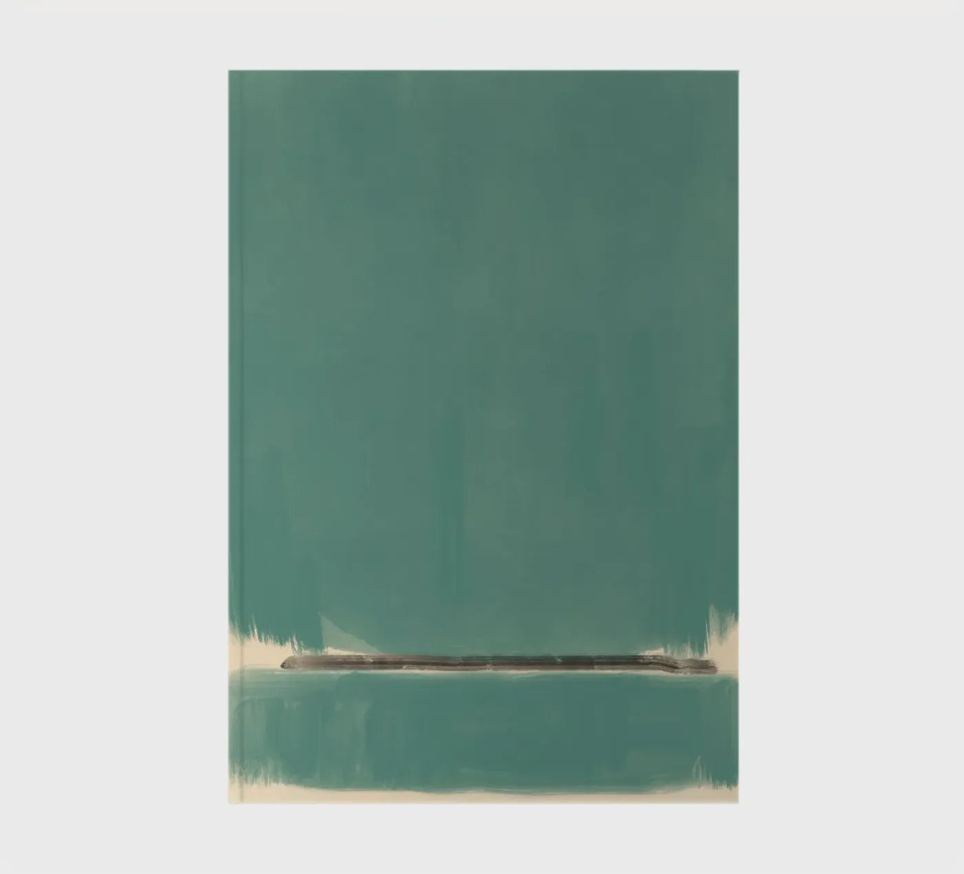 Solid teal abstract carnet de Little Dean